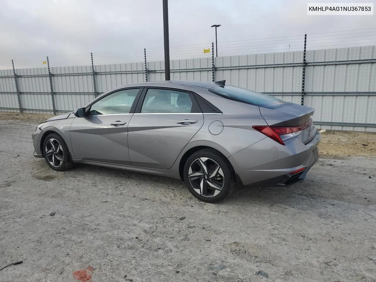 2022 Hyundai Elantra Limited VIN: KMHLP4AG1NU367853 Lot: 62390384