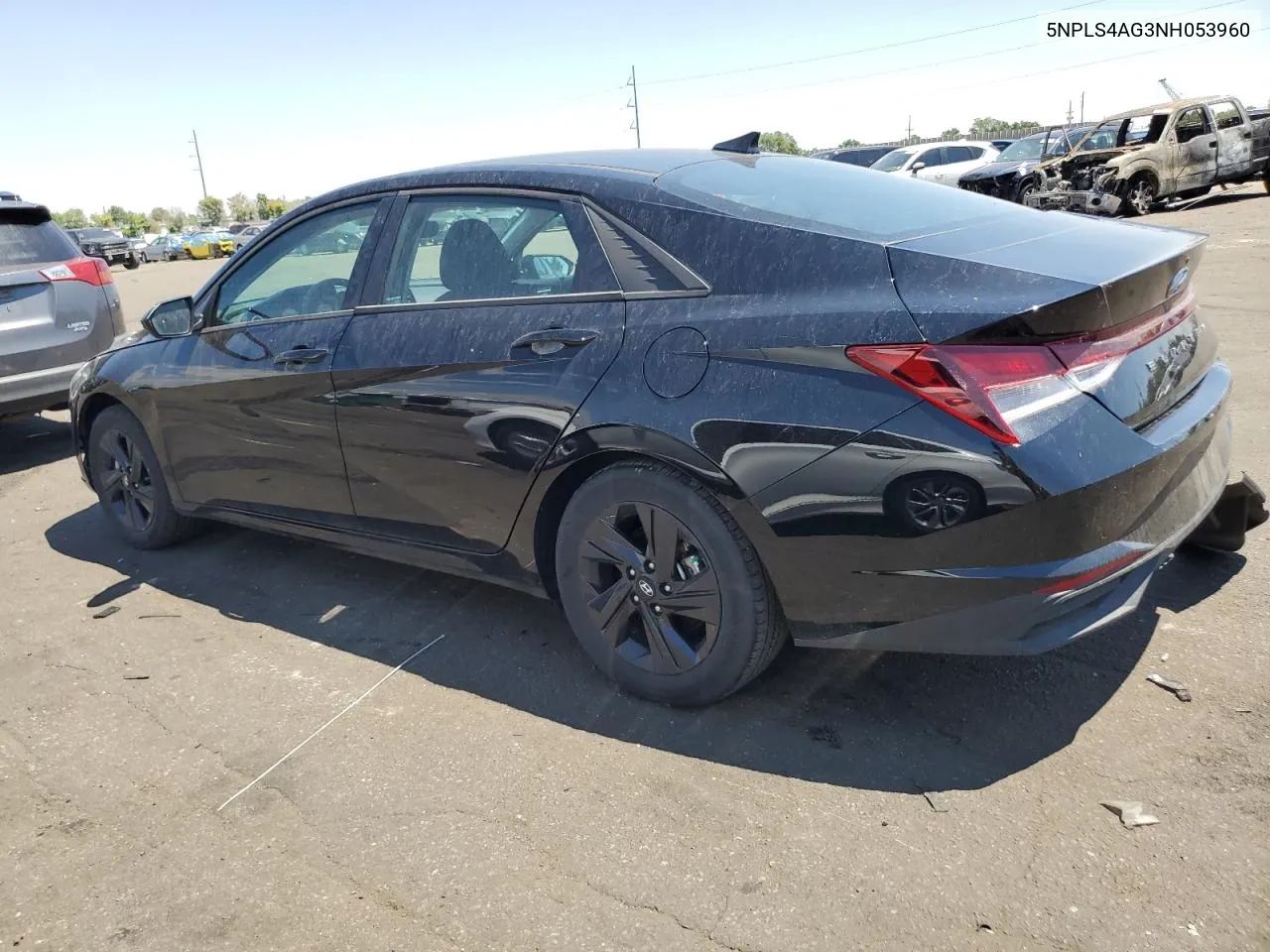 2022 Hyundai Elantra Sel VIN: 5NPLS4AG3NH053960 Lot: 62743684