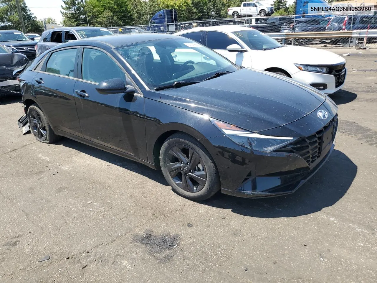 2022 Hyundai Elantra Sel VIN: 5NPLS4AG3NH053960 Lot: 62743684