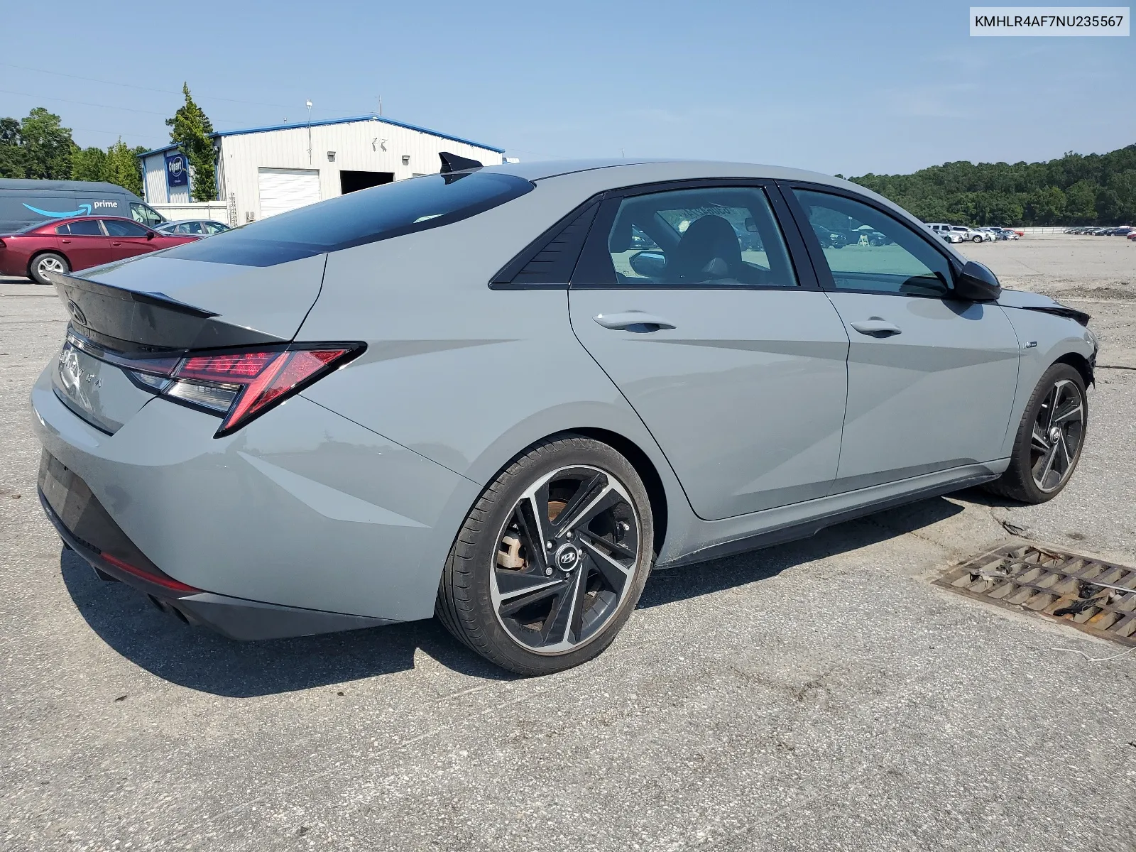 2022 Hyundai Elantra N Line VIN: KMHLR4AF7NU235567 Lot: 63064274