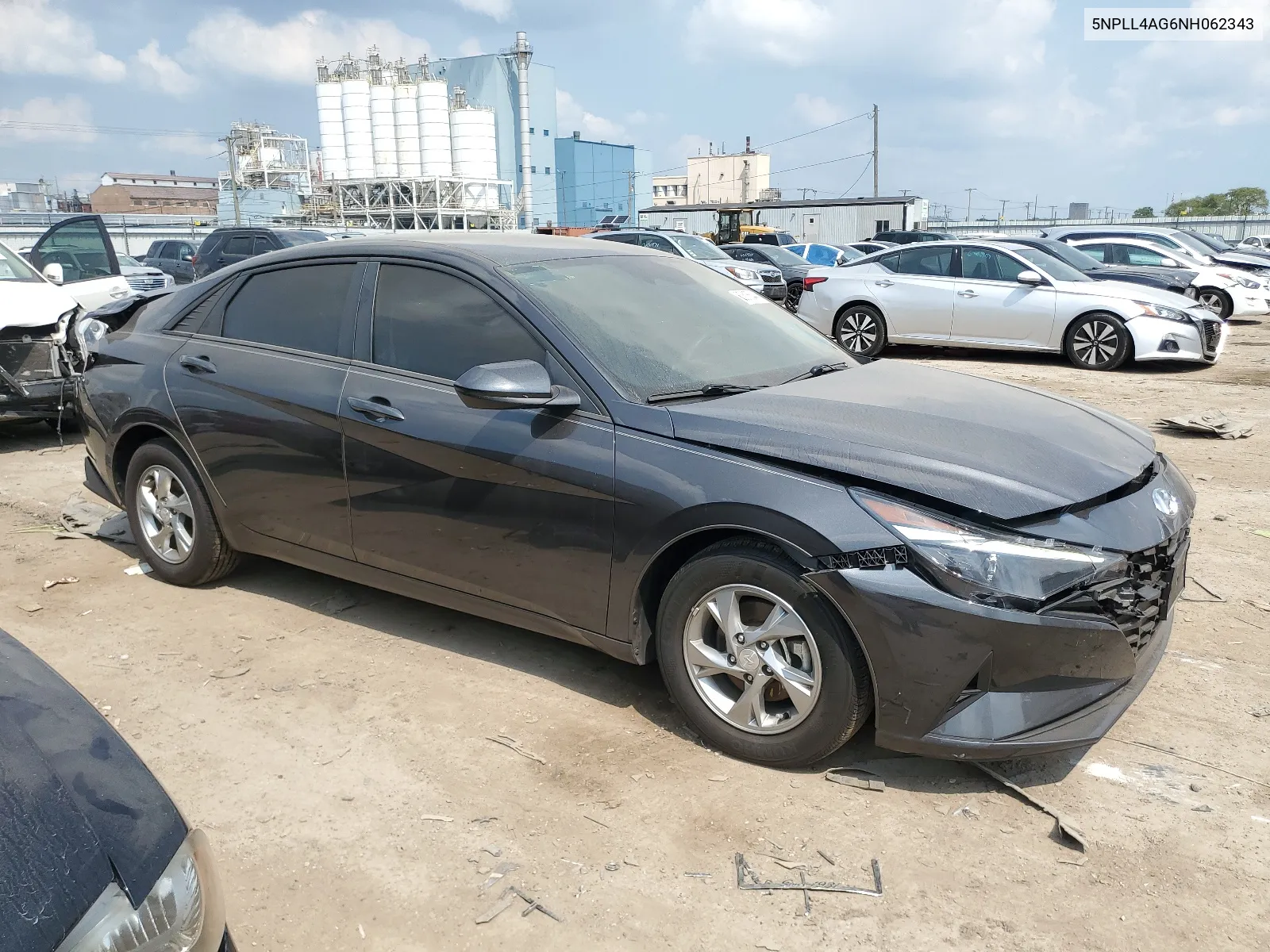 2022 Hyundai Elantra Se VIN: 5NPLL4AG6NH062343 Lot: 63615544