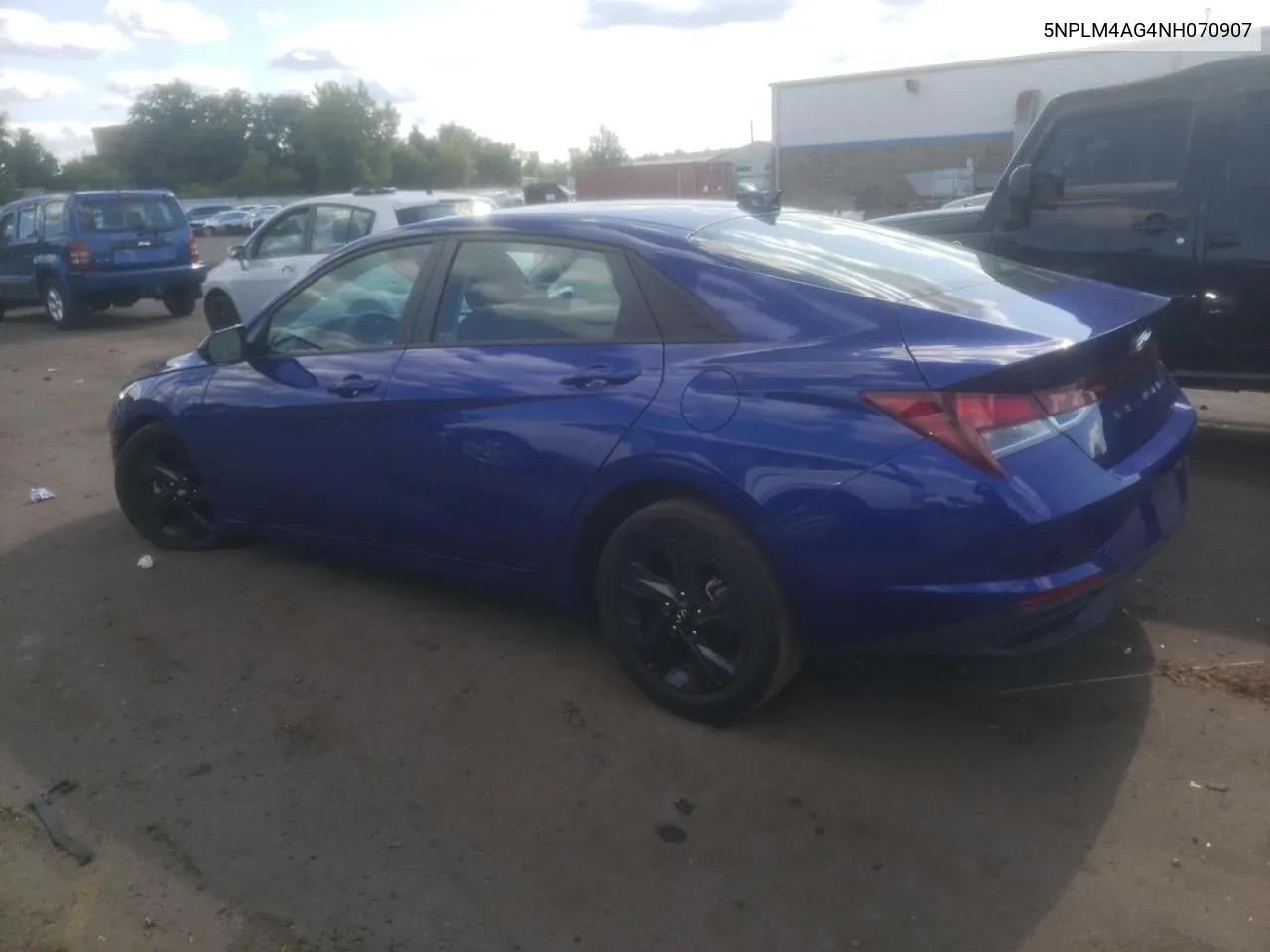 2022 Hyundai Elantra Sel VIN: 5NPLM4AG4NH070907 Lot: 63641164