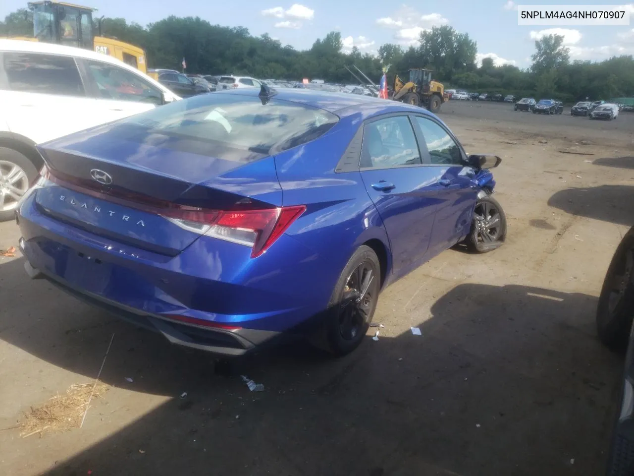 2022 Hyundai Elantra Sel VIN: 5NPLM4AG4NH070907 Lot: 63641164