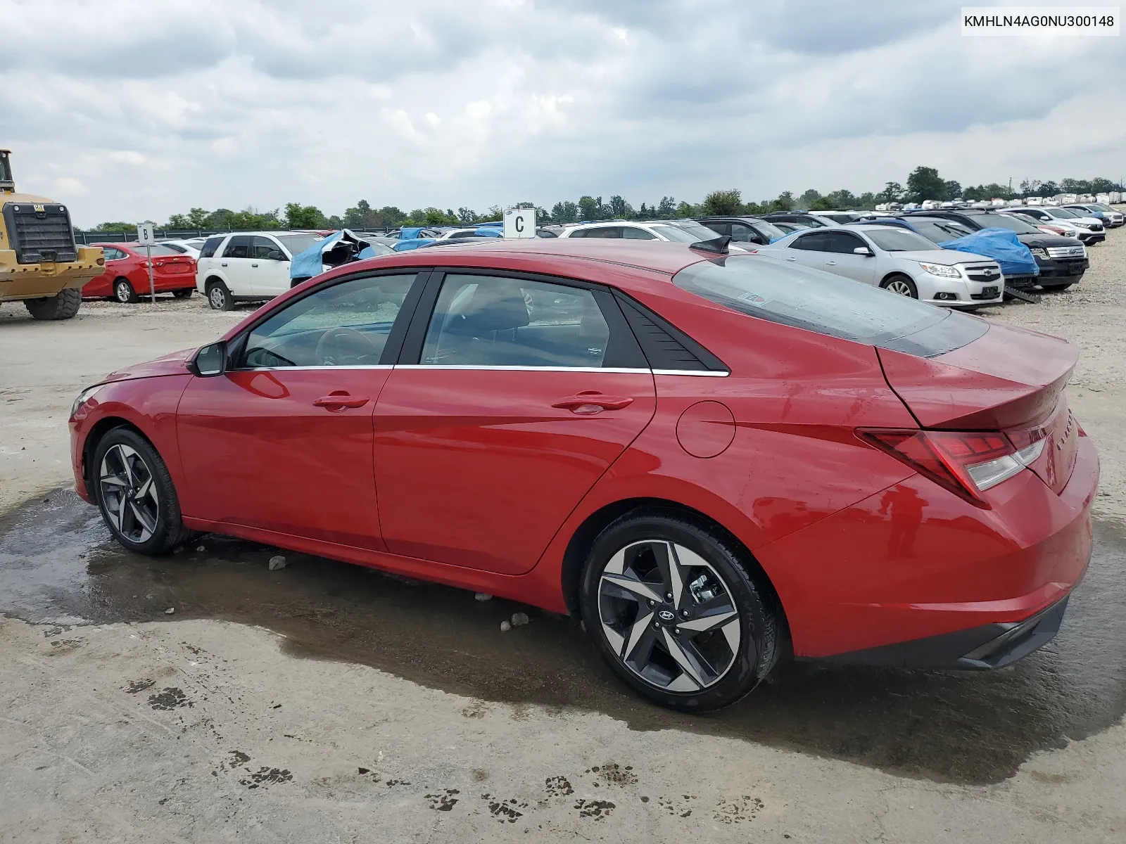 2022 Hyundai Elantra Sel VIN: KMHLN4AG0NU300148 Lot: 64197654