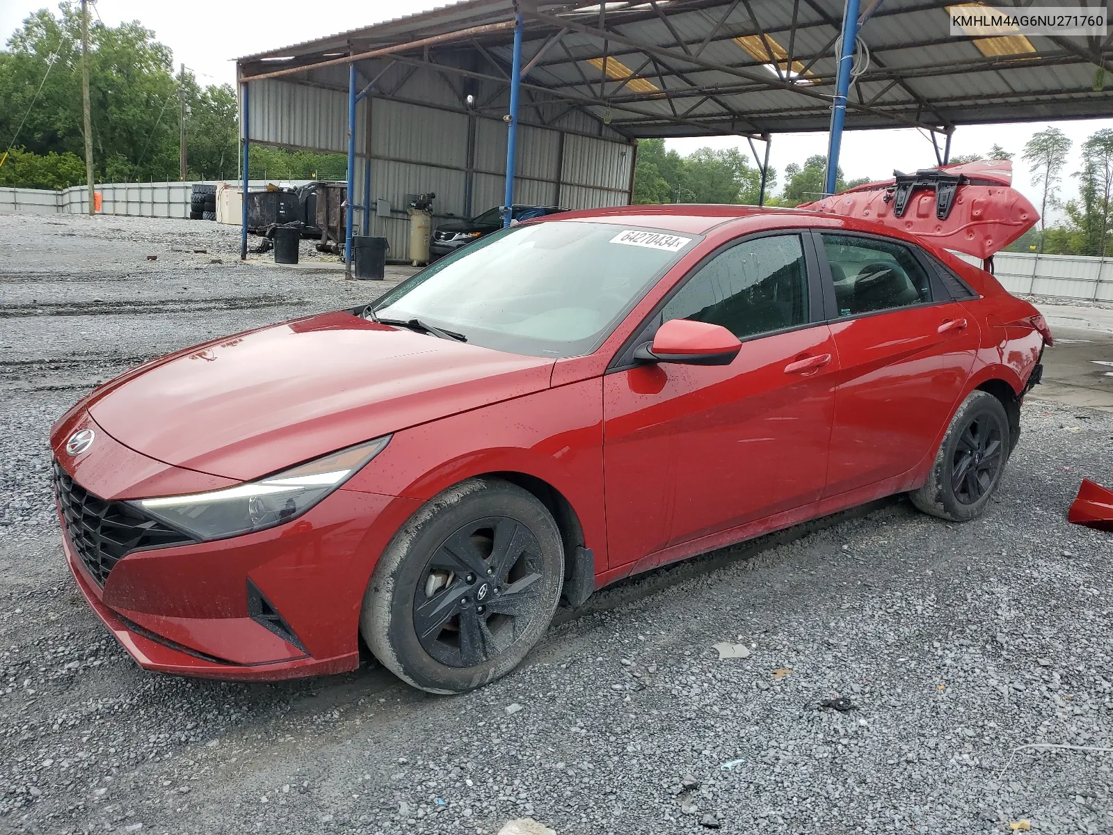 KMHLM4AG6NU271760 2022 Hyundai Elantra Sel