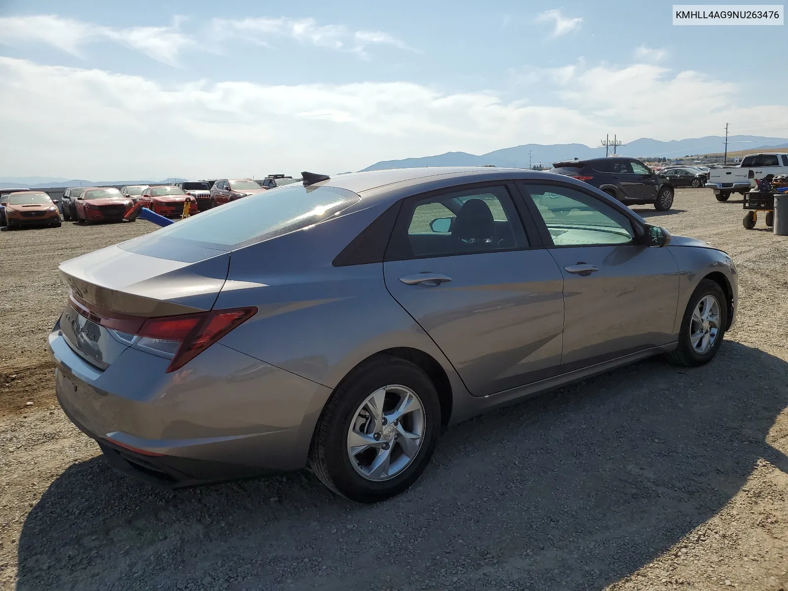 2022 Hyundai Elantra Se VIN: KMHLL4AG9NU263476 Lot: 64356054