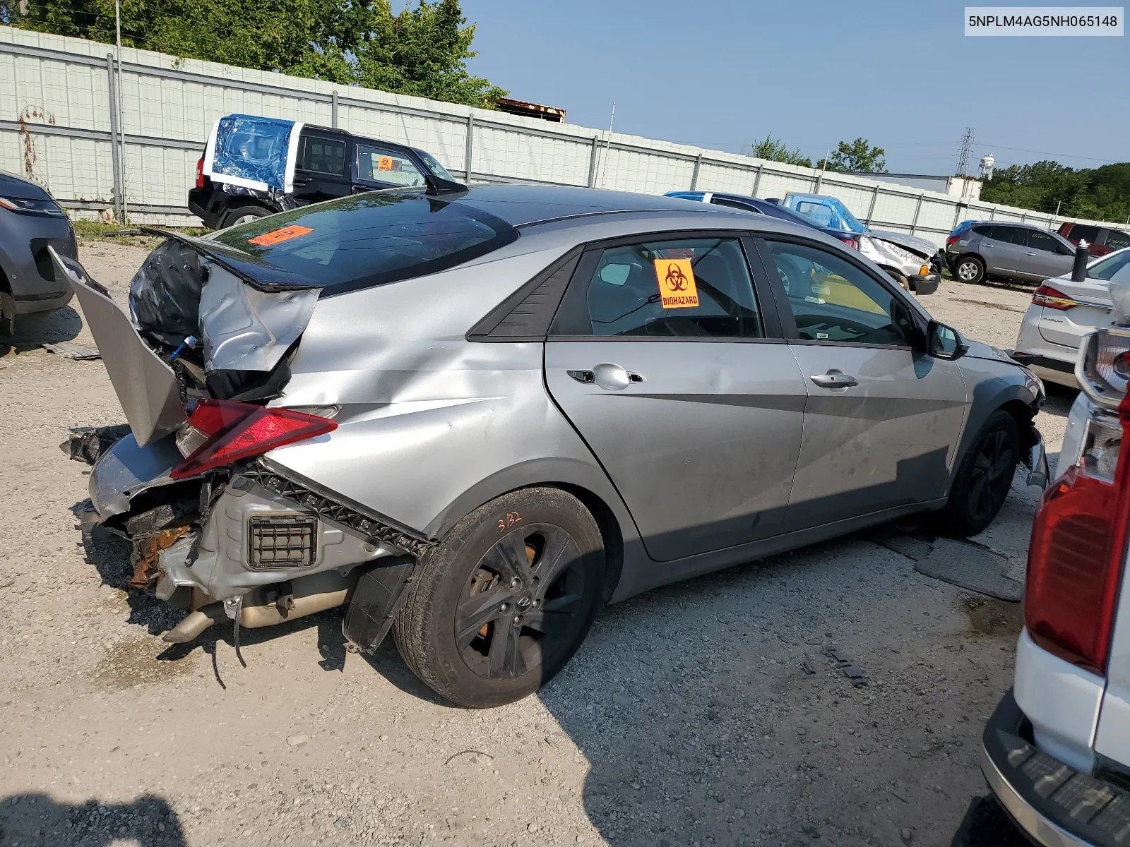 5NPLM4AG5NH065148 2022 Hyundai Elantra Sel