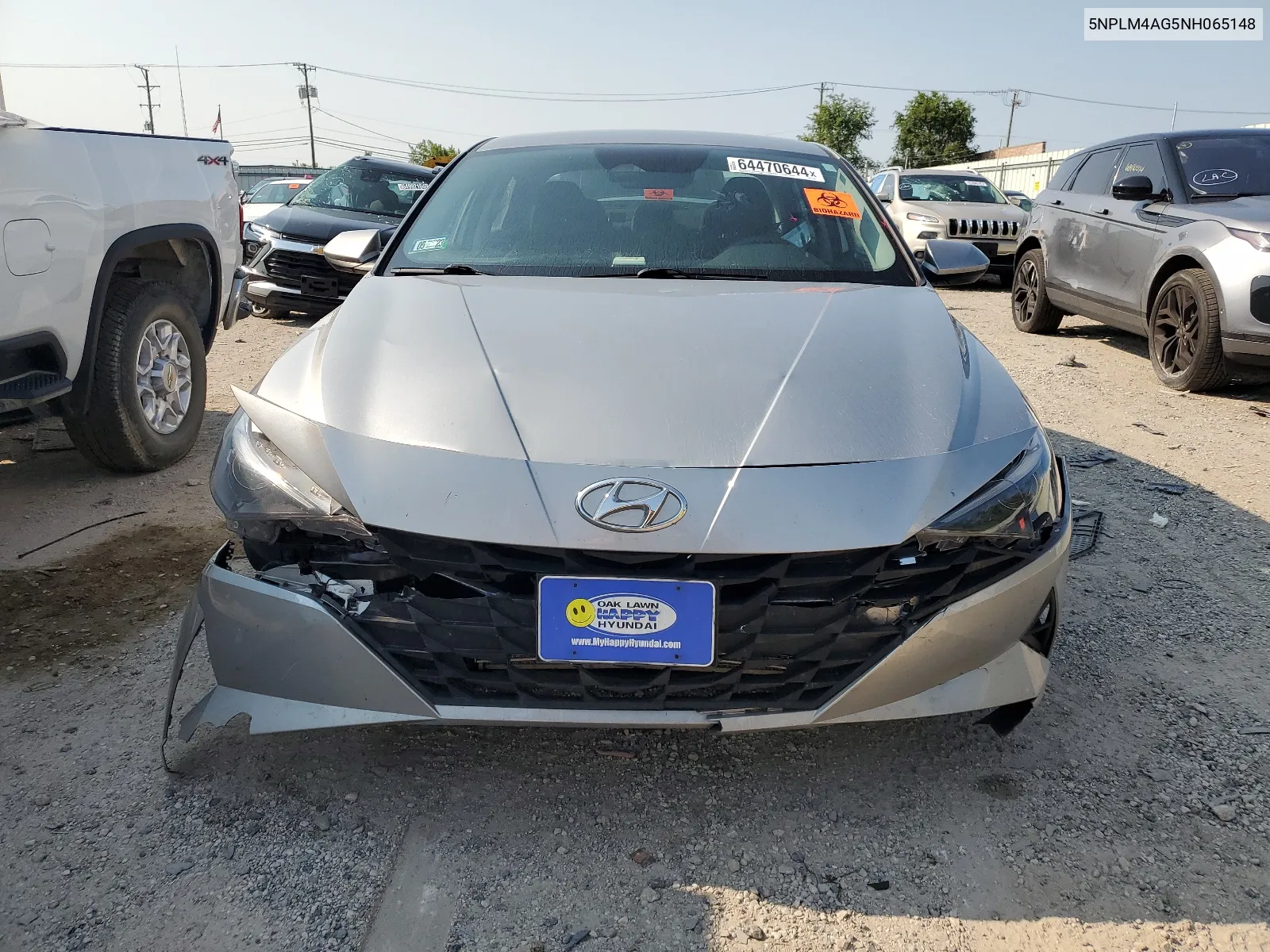 2022 Hyundai Elantra Sel VIN: 5NPLM4AG5NH065148 Lot: 64470644