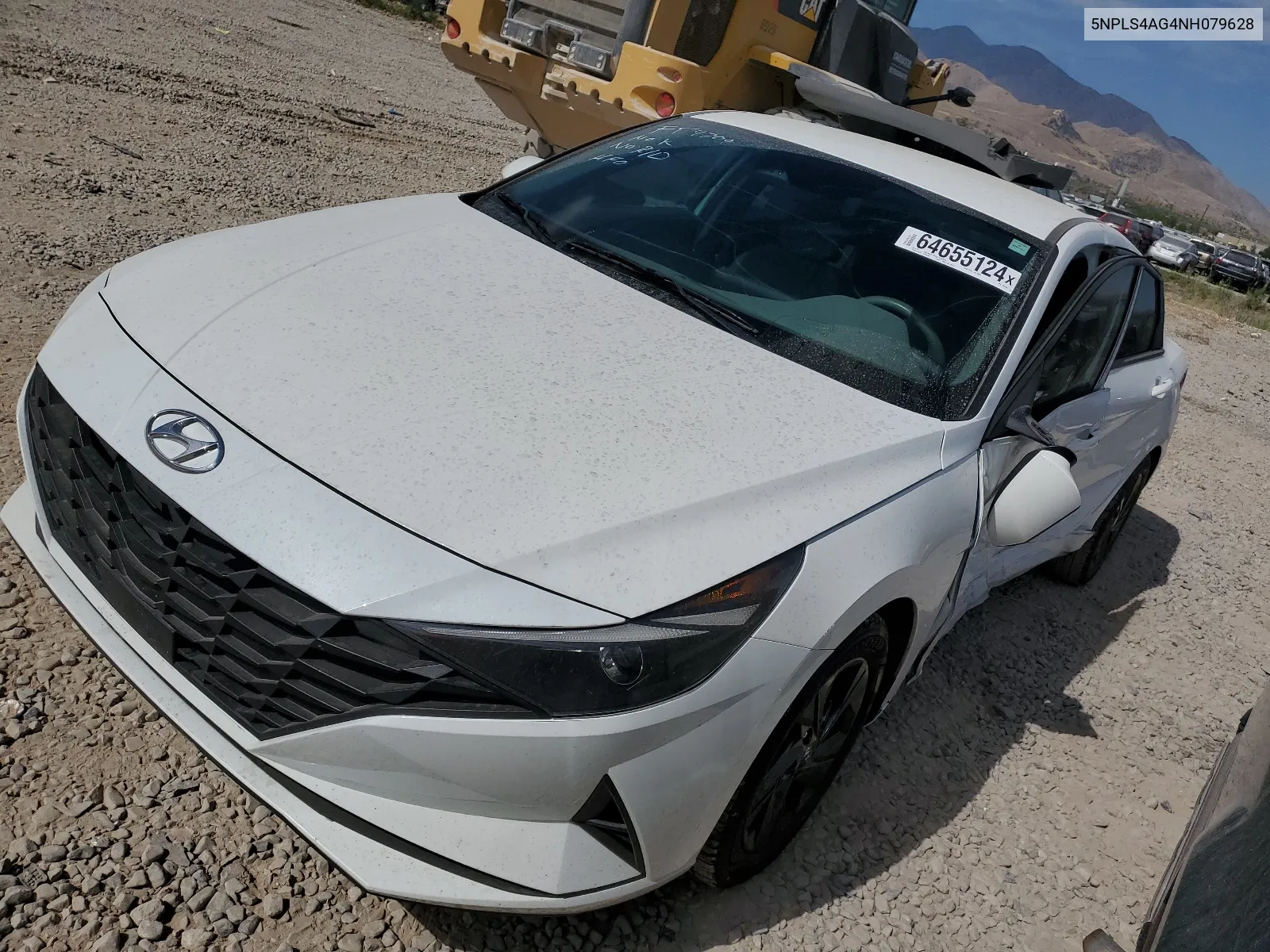 2022 Hyundai Elantra Sel VIN: 5NPLS4AG4NH079628 Lot: 64655124