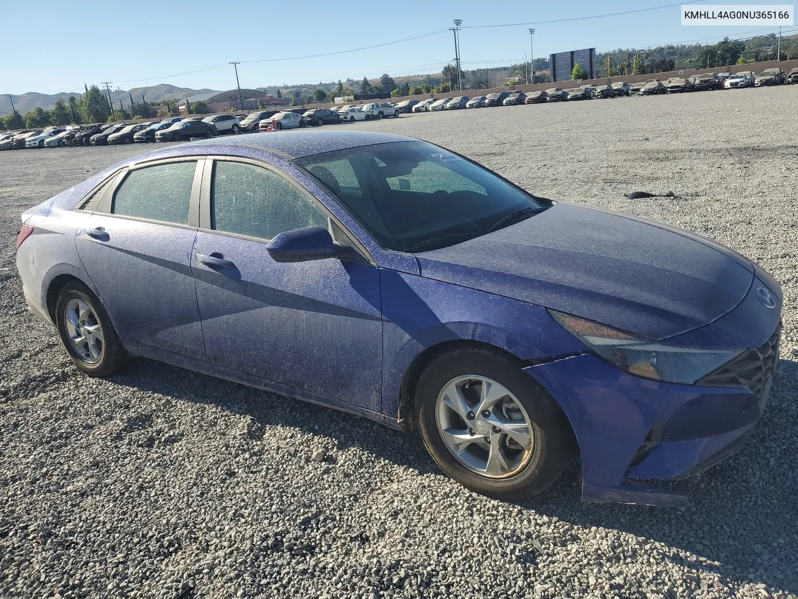 KMHLL4AG0NU365166 2022 Hyundai Elantra Se