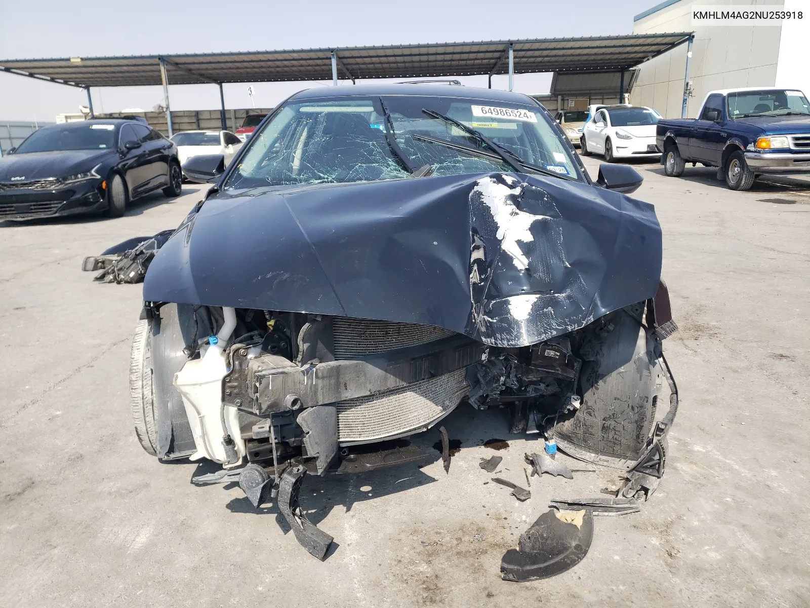 2022 Hyundai Elantra Sel VIN: KMHLM4AG2NU253918 Lot: 64986524