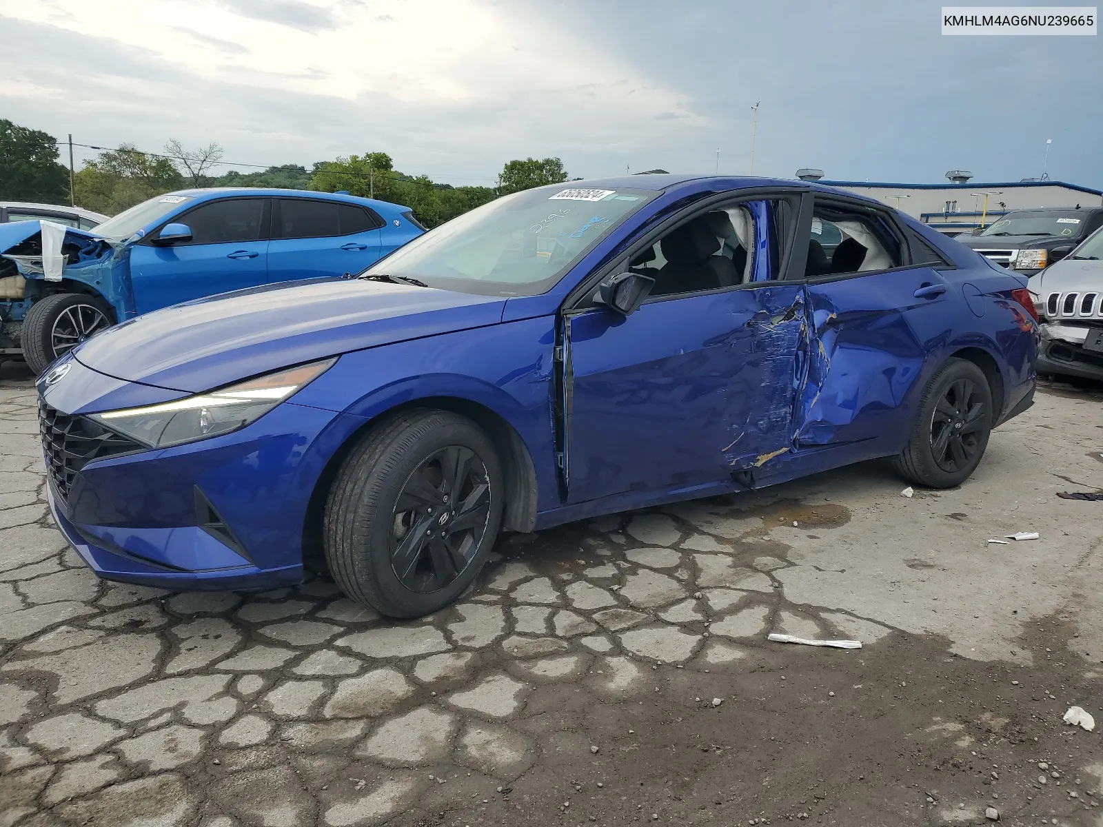 2022 Hyundai Elantra Sel VIN: KMHLM4AG6NU239665 Lot: 65050524