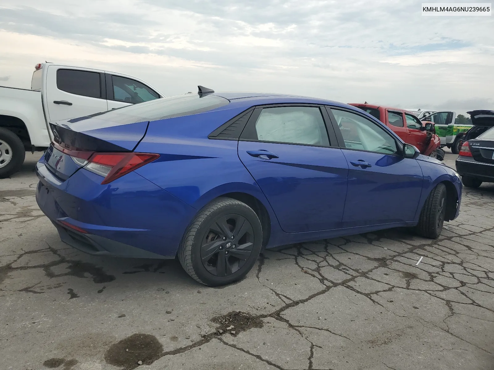 2022 Hyundai Elantra Sel VIN: KMHLM4AG6NU239665 Lot: 65050524