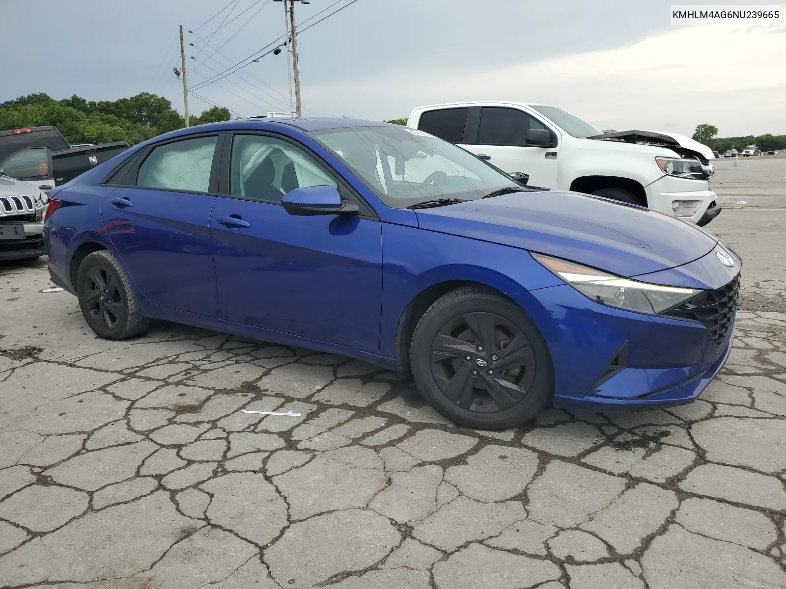 2022 Hyundai Elantra Sel VIN: KMHLM4AG6NU239665 Lot: 65050524