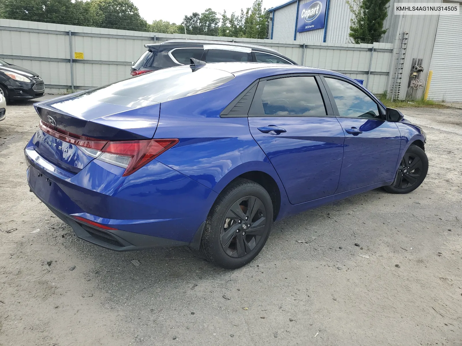 2022 Hyundai Elantra Sel VIN: KMHLS4AG1NU314505 Lot: 65061744