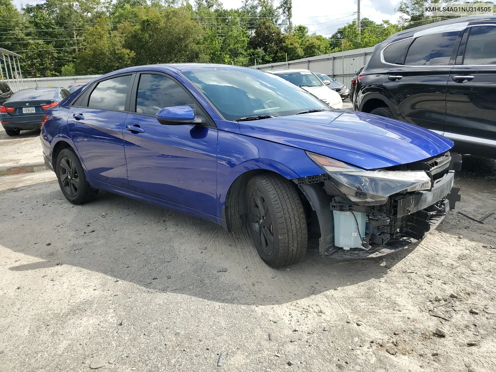 2022 Hyundai Elantra Sel VIN: KMHLS4AG1NU314505 Lot: 65061744