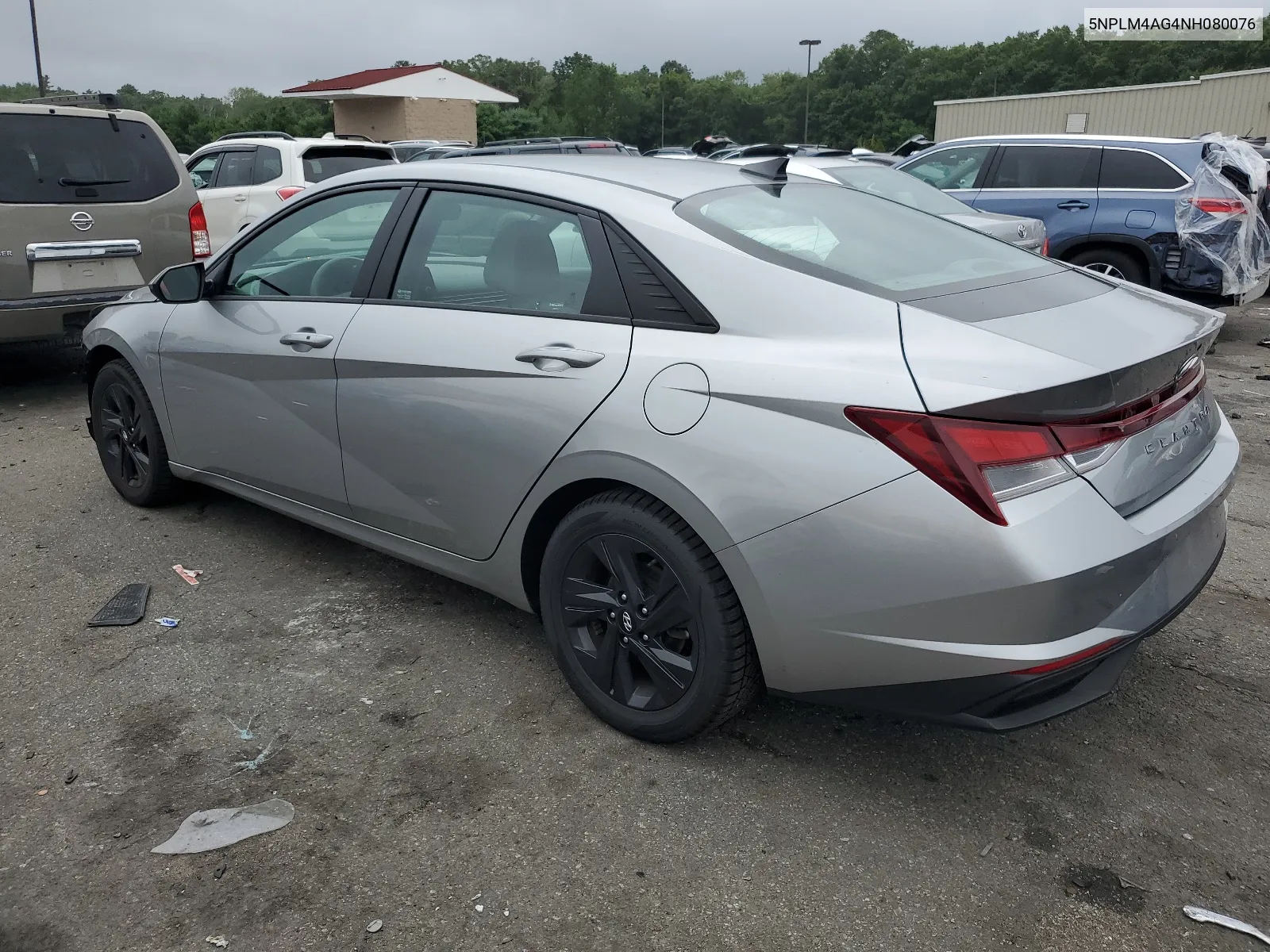 2022 Hyundai Elantra Sel VIN: 5NPLM4AG4NH080076 Lot: 65078354