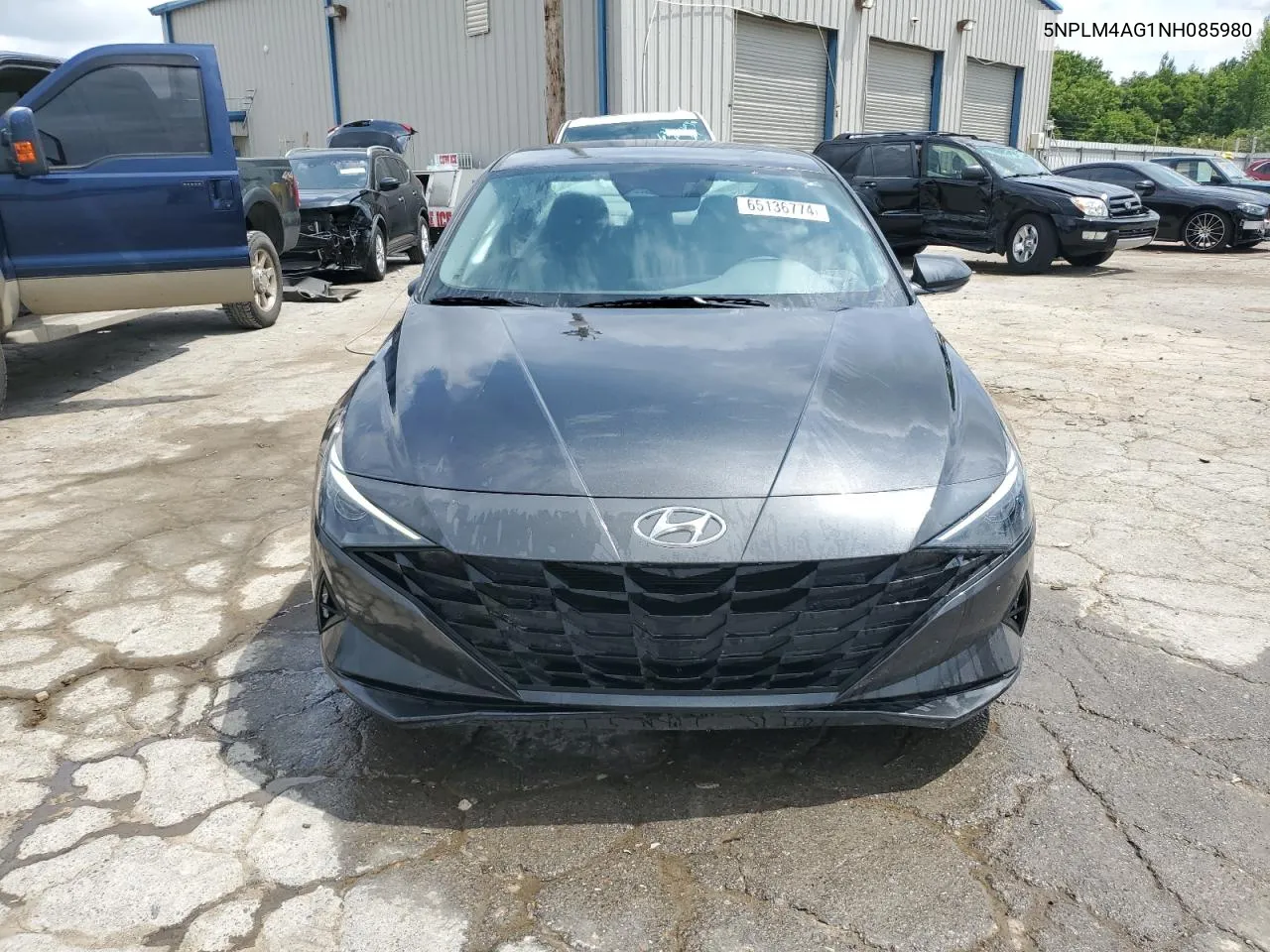 2022 Hyundai Elantra Sel VIN: 5NPLM4AG1NH085980 Lot: 65136774