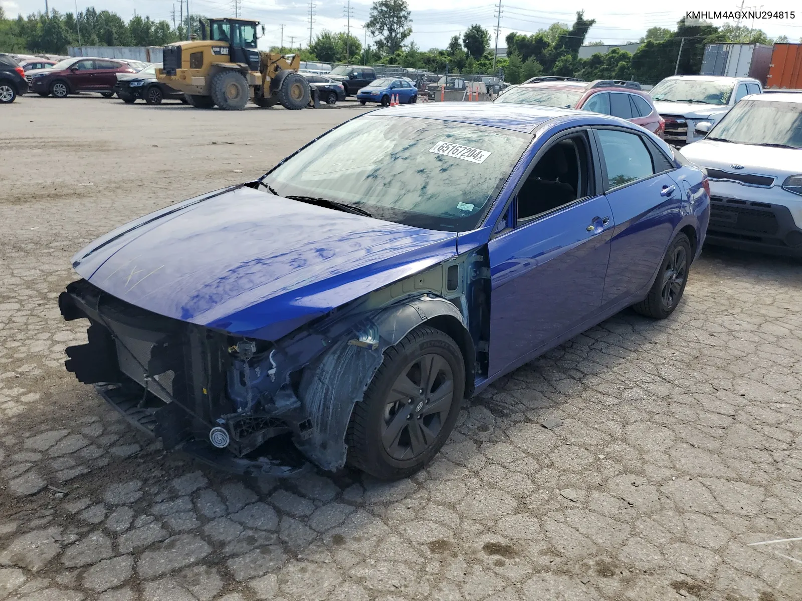 KMHLM4AGXNU294815 2022 Hyundai Elantra Sel