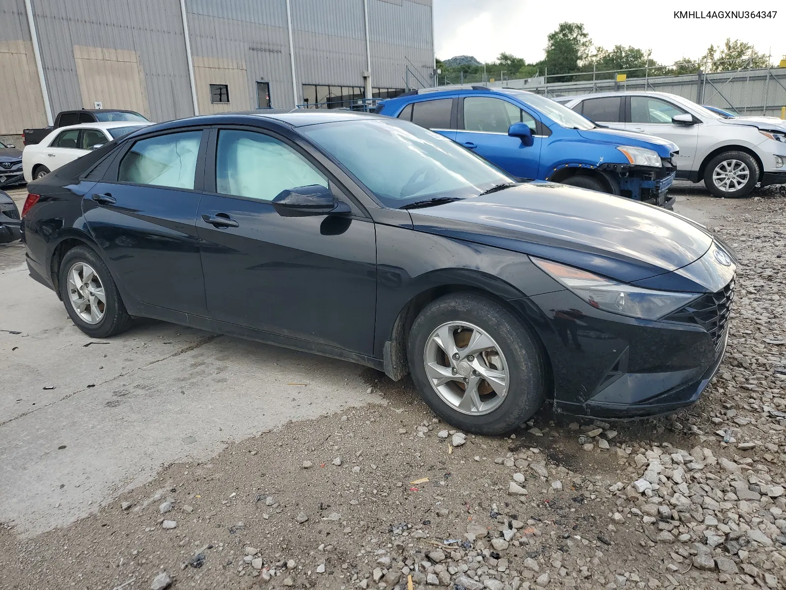 2022 Hyundai Elantra Se VIN: KMHLL4AGXNU364347 Lot: 65641154