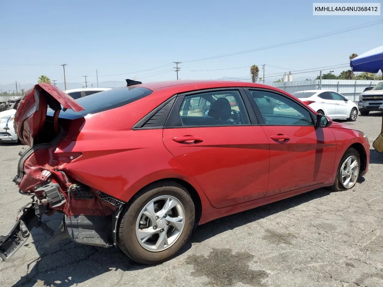 KMHLL4AG4NU368412 2022 Hyundai Elantra Se