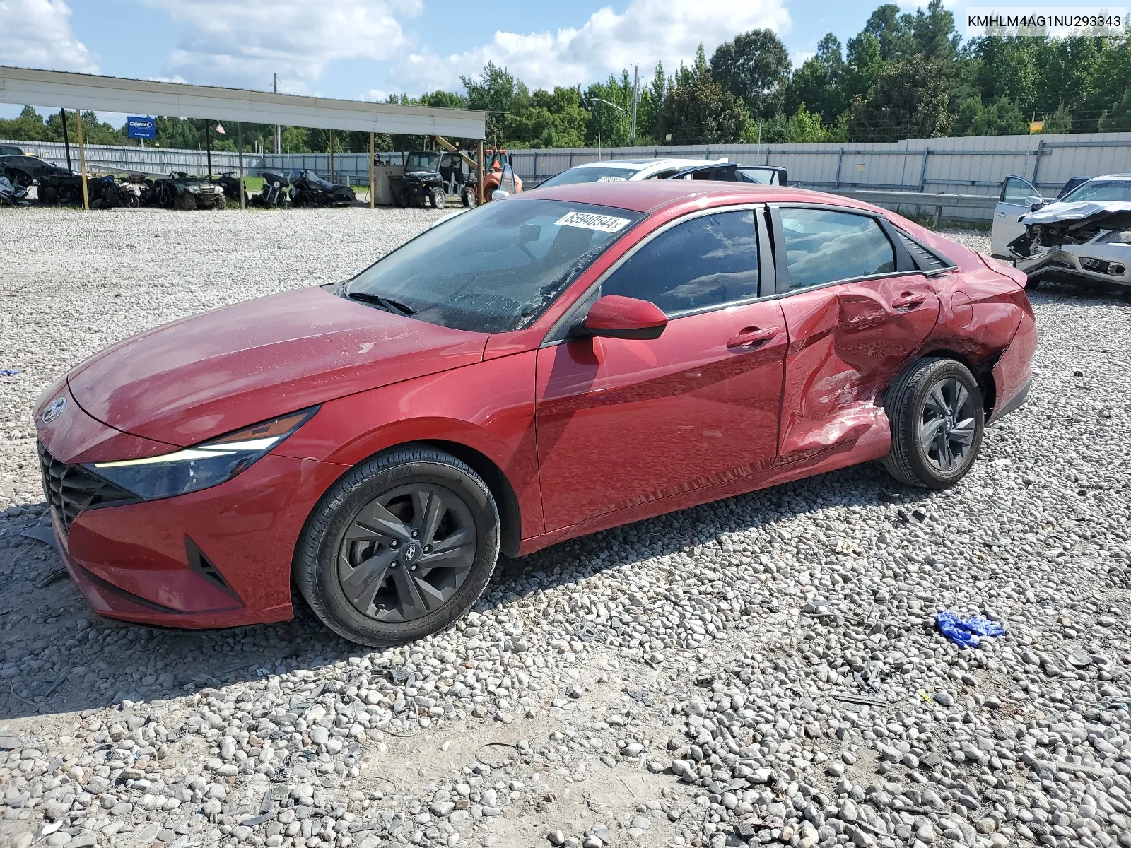 KMHLM4AG1NU293343 2022 Hyundai Elantra Sel