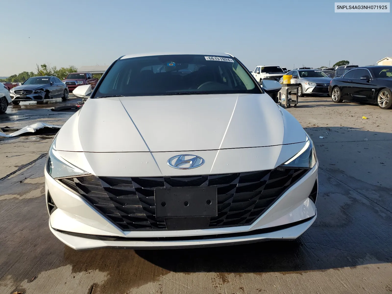 2022 Hyundai Elantra Sel VIN: 5NPLS4AG3NH071925 Lot: 66191924