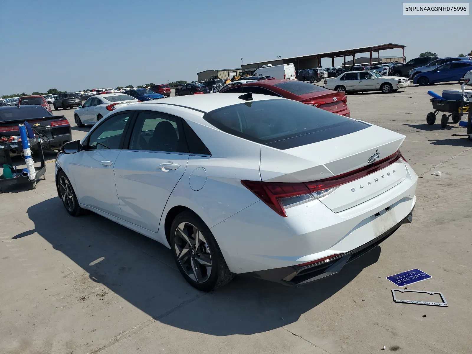 2022 Hyundai Elantra Sel VIN: 5NPLN4AG3NH075996 Lot: 66236974