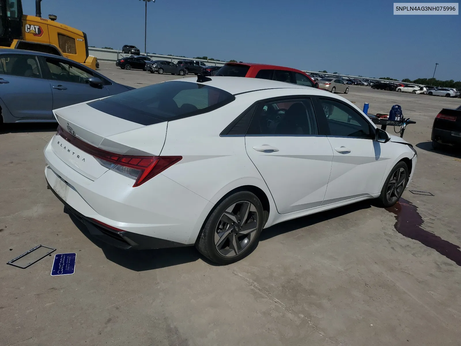 5NPLN4AG3NH075996 2022 Hyundai Elantra Sel