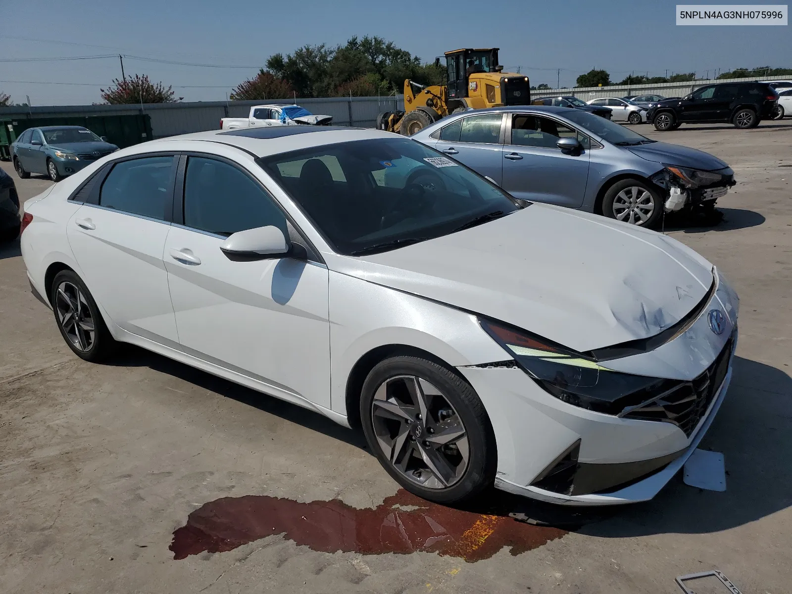 2022 Hyundai Elantra Sel VIN: 5NPLN4AG3NH075996 Lot: 66236974