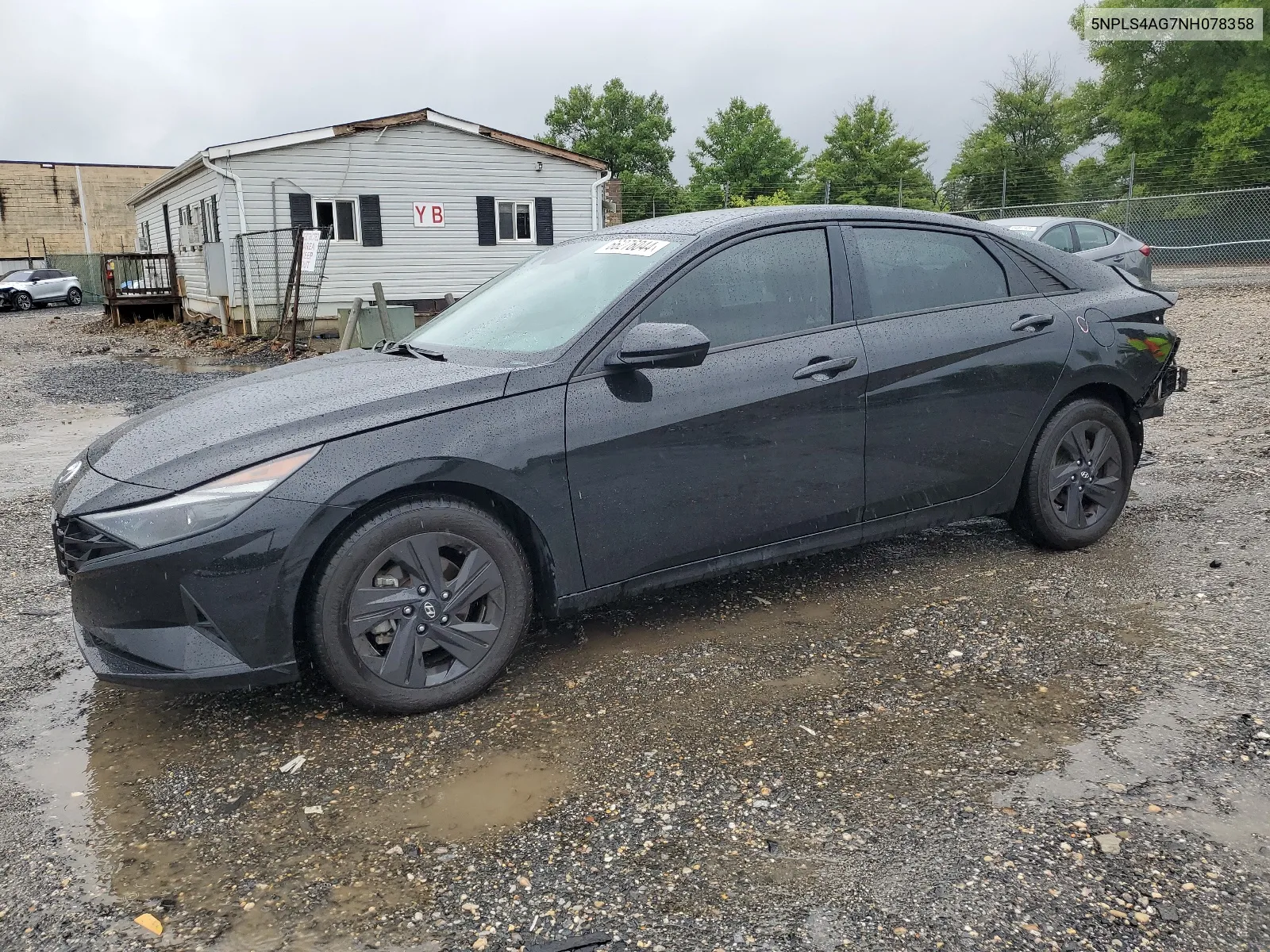 2022 Hyundai Elantra Sel VIN: 5NPLS4AG7NH078358 Lot: 66276044