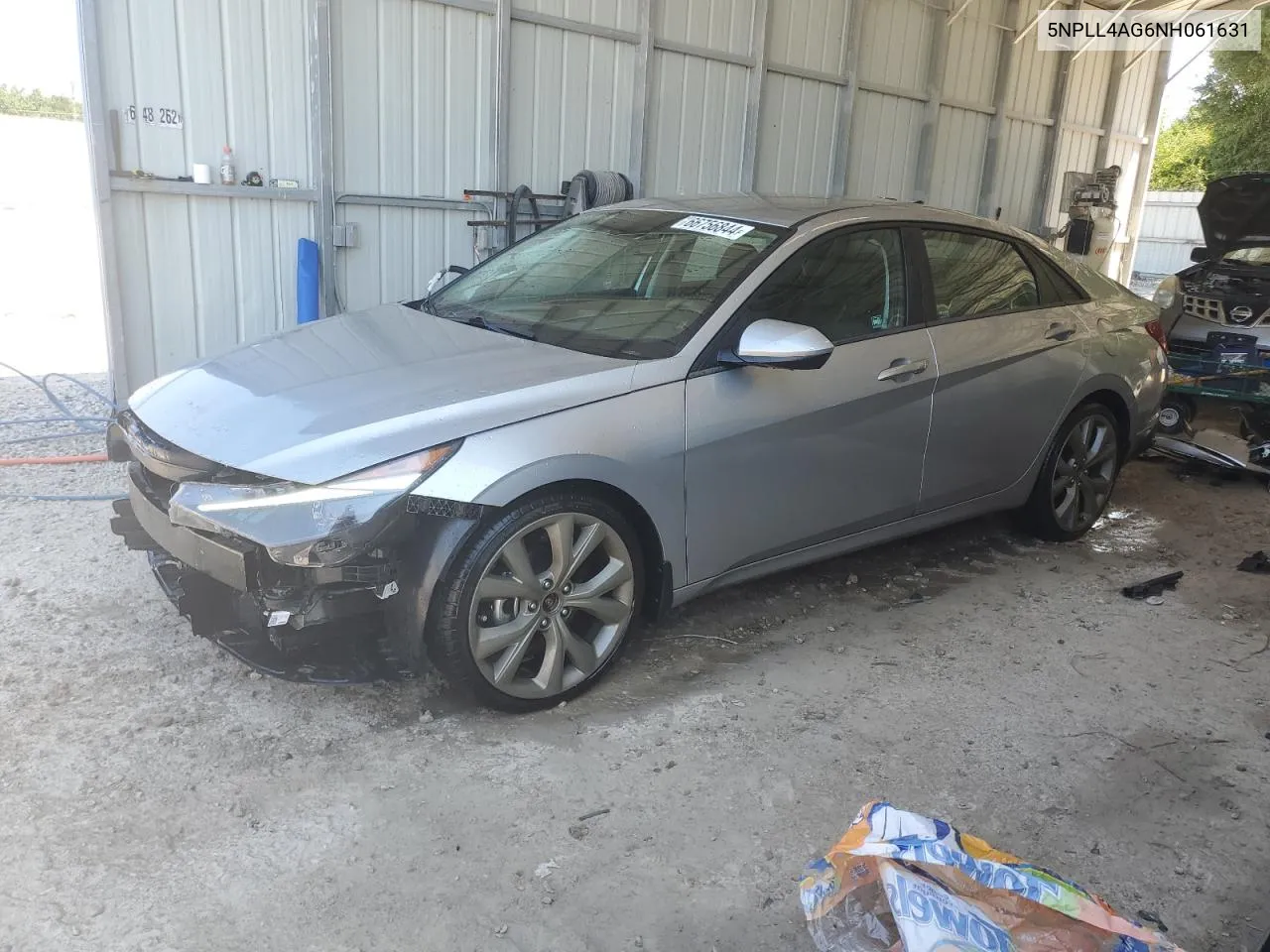 2022 Hyundai Elantra Se VIN: 5NPLL4AG6NH061631 Lot: 66756844