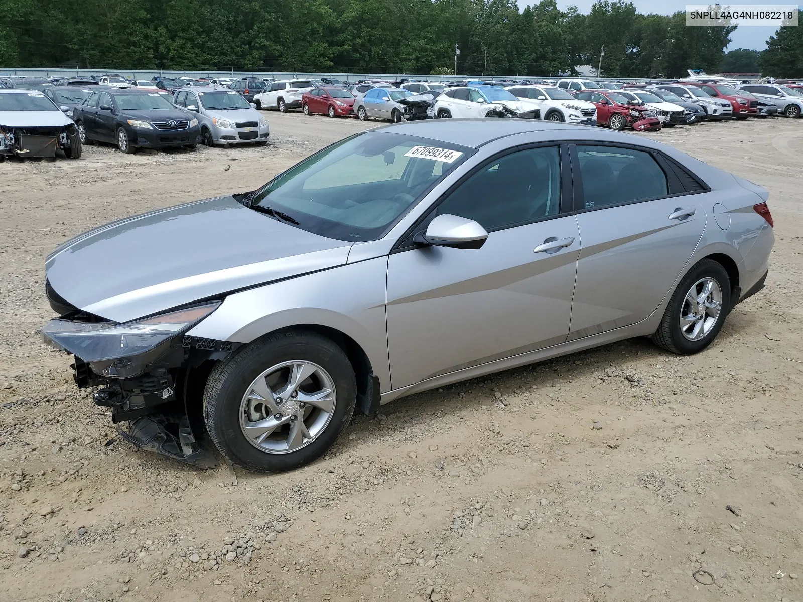 5NPLL4AG4NH082218 2022 Hyundai Elantra Se