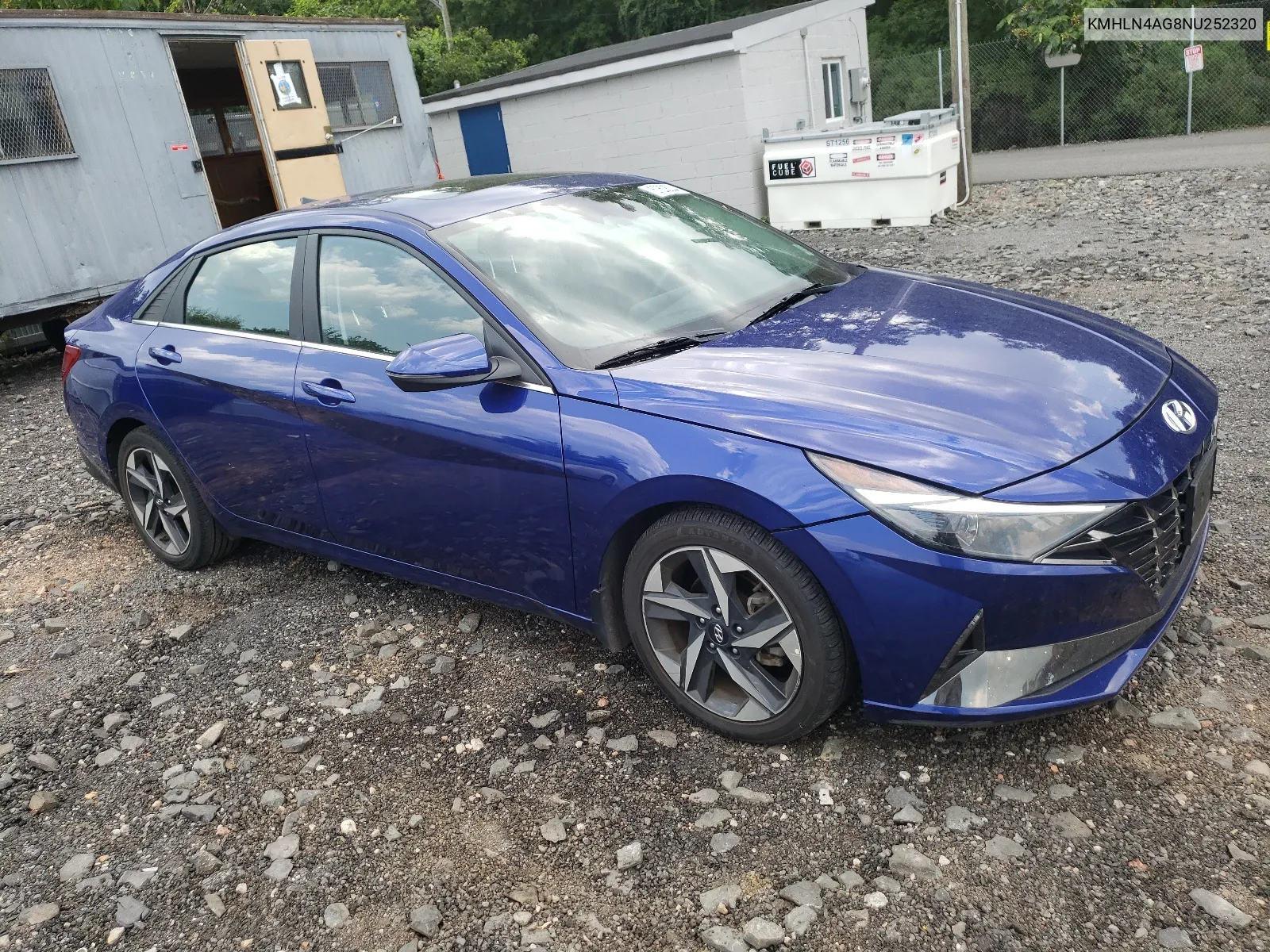 2022 Hyundai Elantra Sel VIN: KMHLN4AG8NU252320 Lot: 67508334