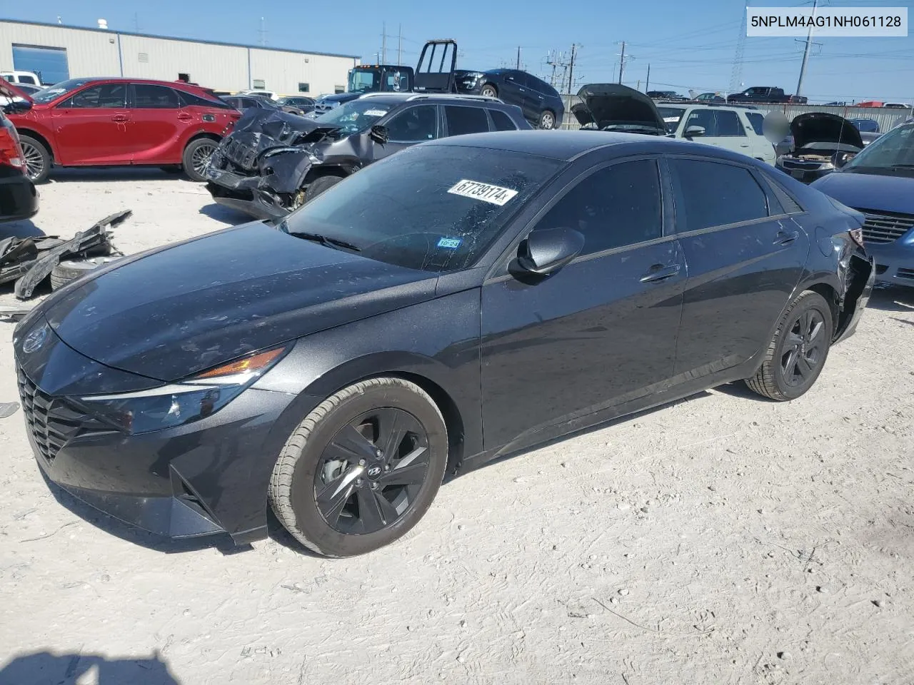 2022 Hyundai Elantra Sel VIN: 5NPLM4AG1NH061128 Lot: 67739174