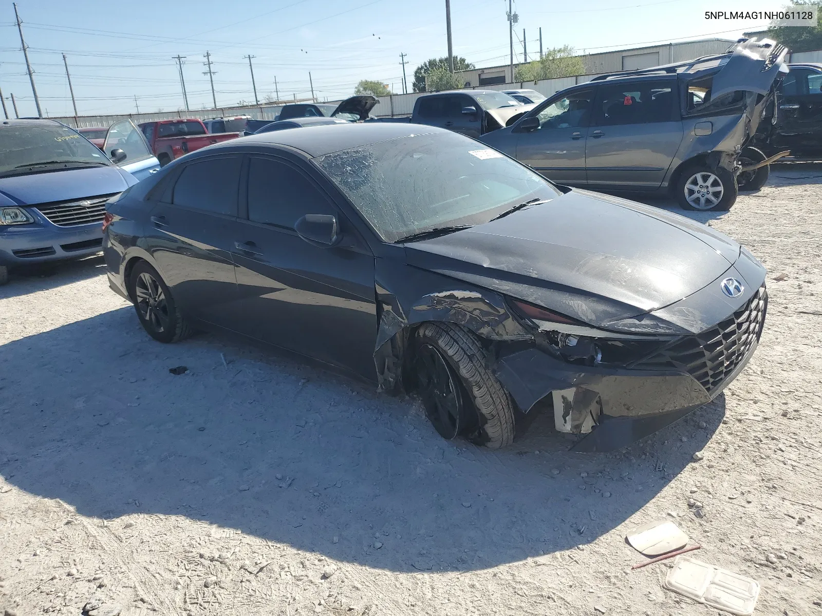 2022 Hyundai Elantra Sel VIN: 5NPLM4AG1NH061128 Lot: 67739174