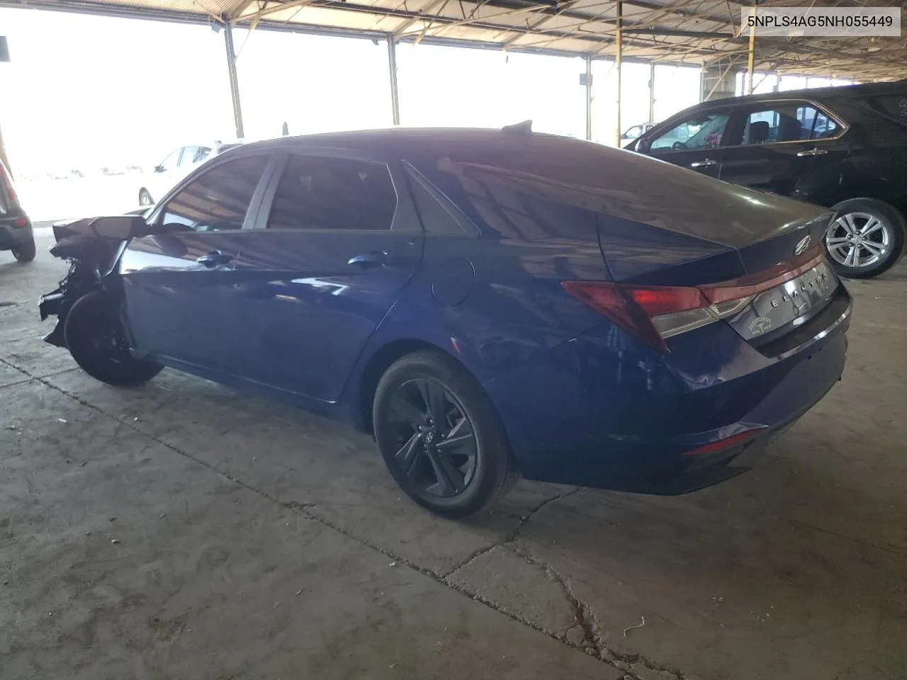 2022 Hyundai Elantra Sel VIN: 5NPLS4AG5NH055449 Lot: 67753904