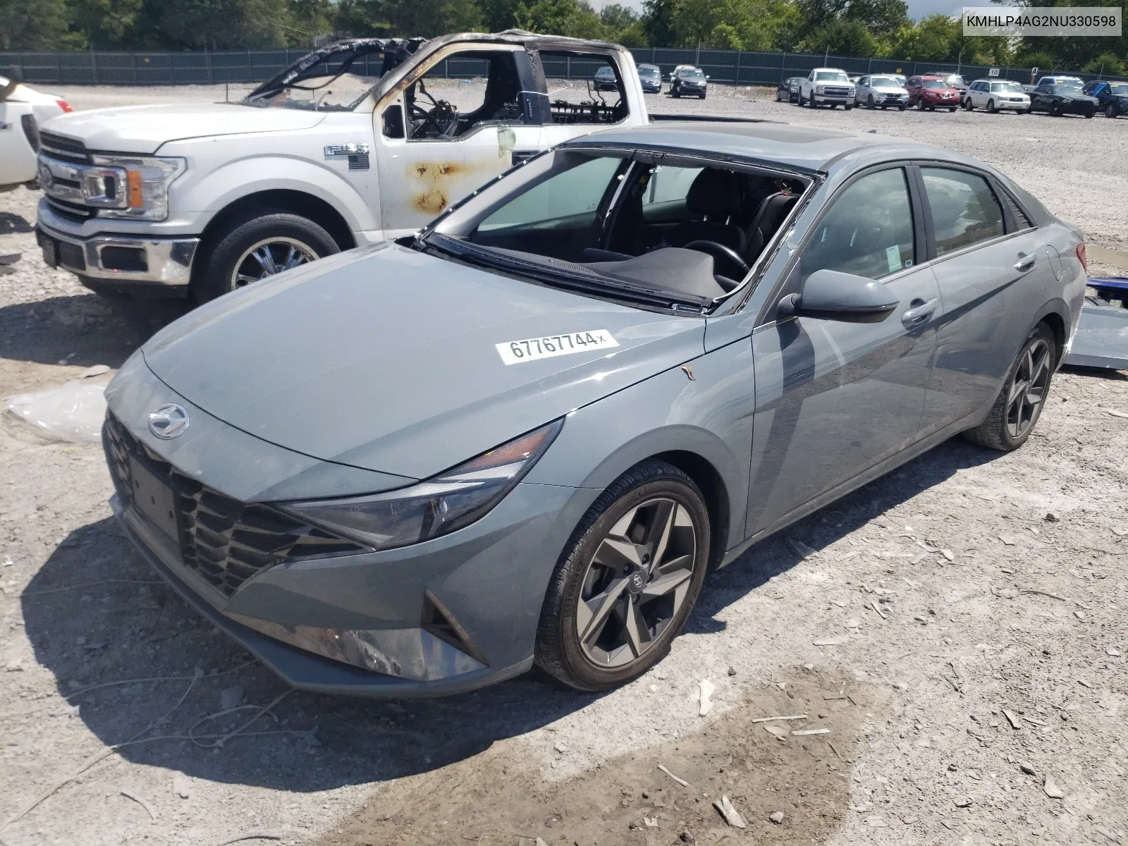 2022 Hyundai Elantra Limited VIN: KMHLP4AG2NU330598 Lot: 67767744