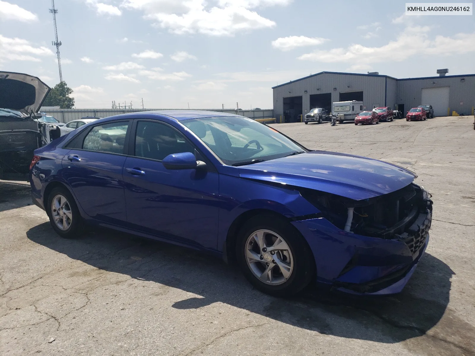 2022 Hyundai Elantra Se VIN: KMHLL4AG0NU246162 Lot: 67829284