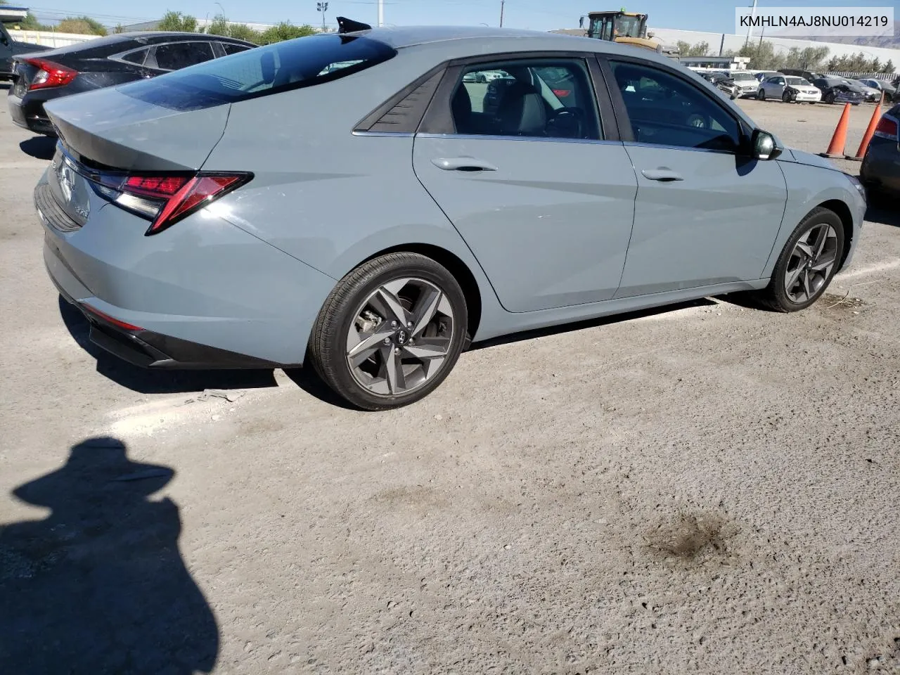 2022 Hyundai Elantra Limited VIN: KMHLN4AJ8NU014219 Lot: 67941664