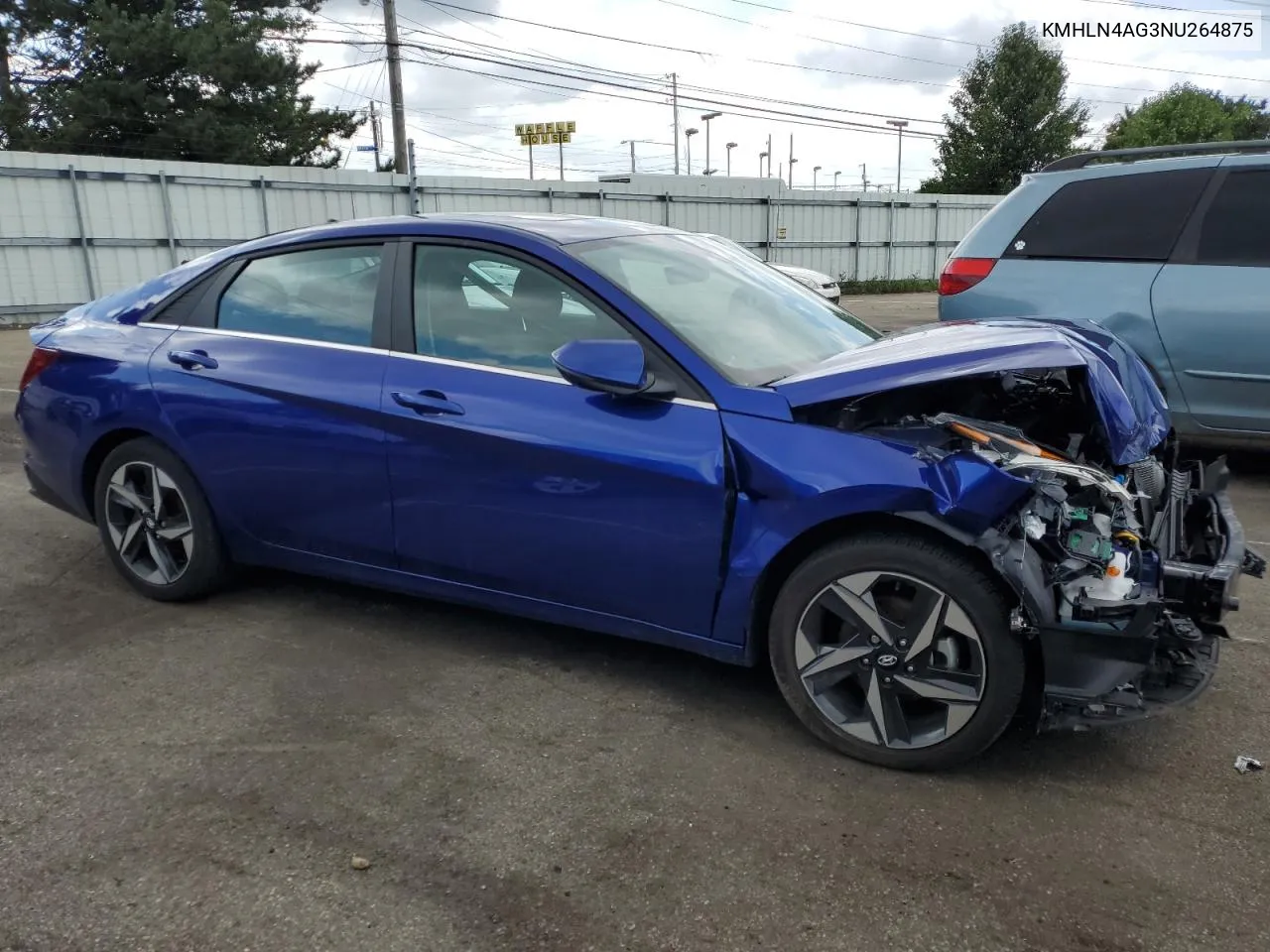 KMHLN4AG3NU264875 2022 Hyundai Elantra Sel