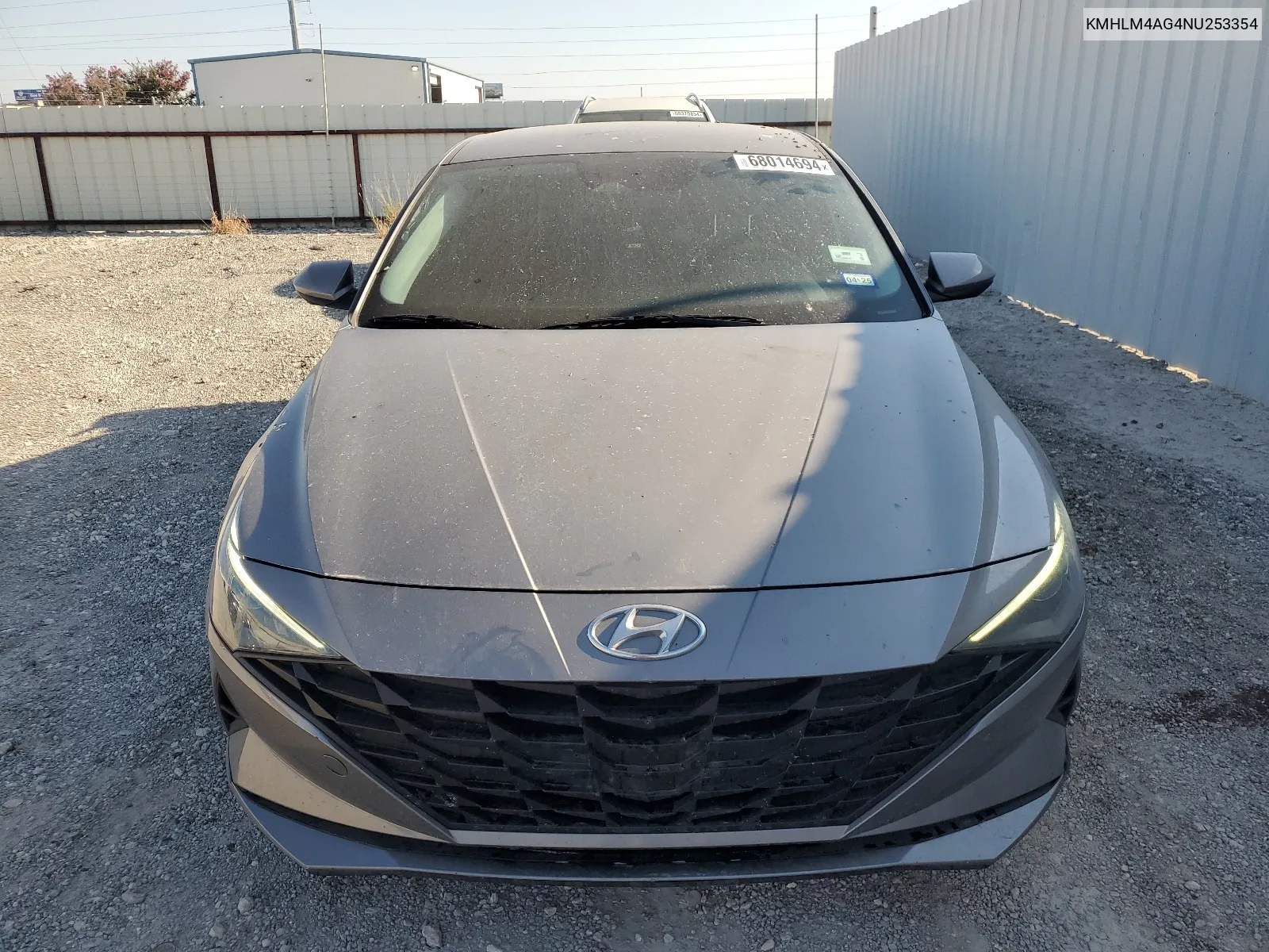 2022 Hyundai Elantra Sel VIN: KMHLM4AG4NU253354 Lot: 68014694