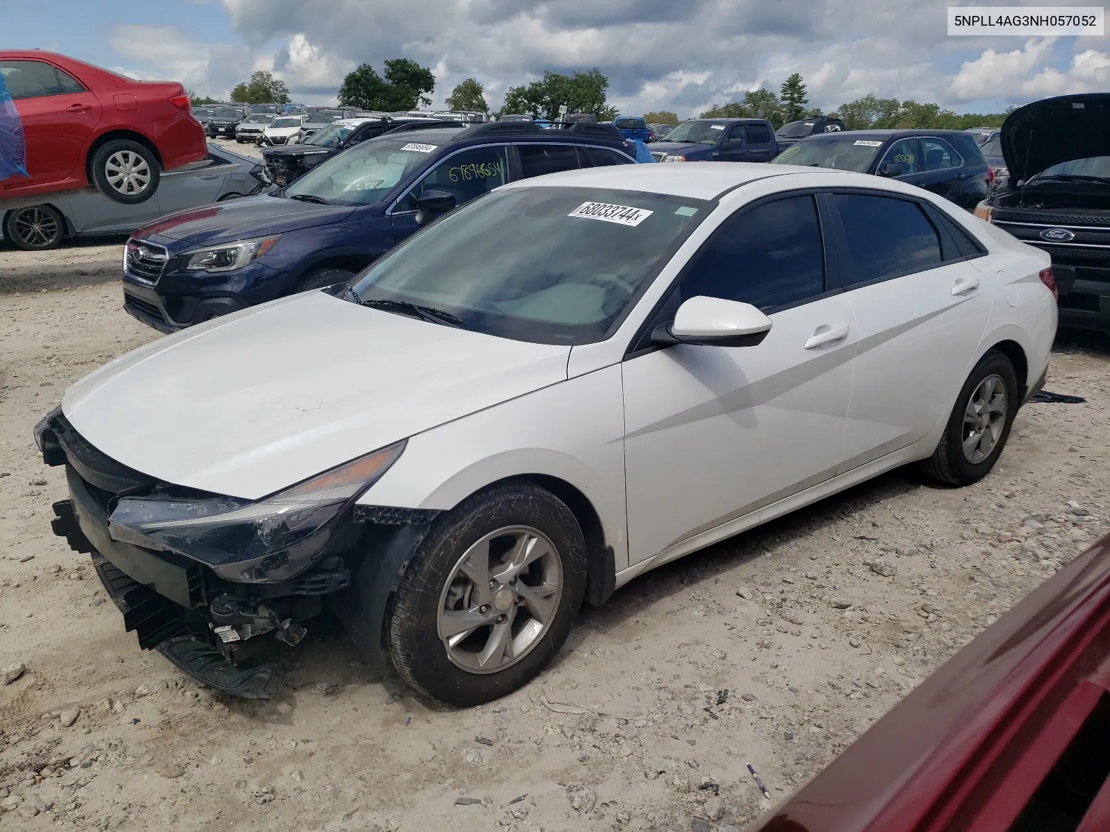 5NPLL4AG3NH057052 2022 Hyundai Elantra Se