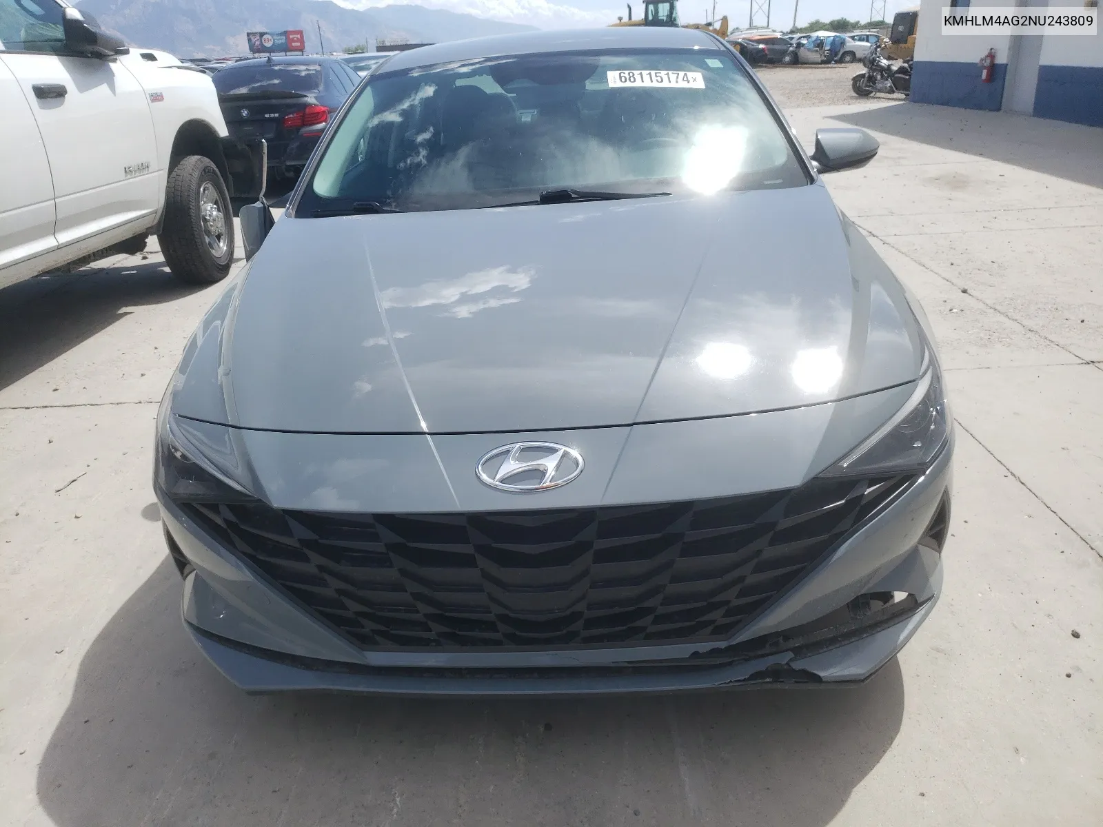 KMHLM4AG2NU243809 2022 Hyundai Elantra Sel