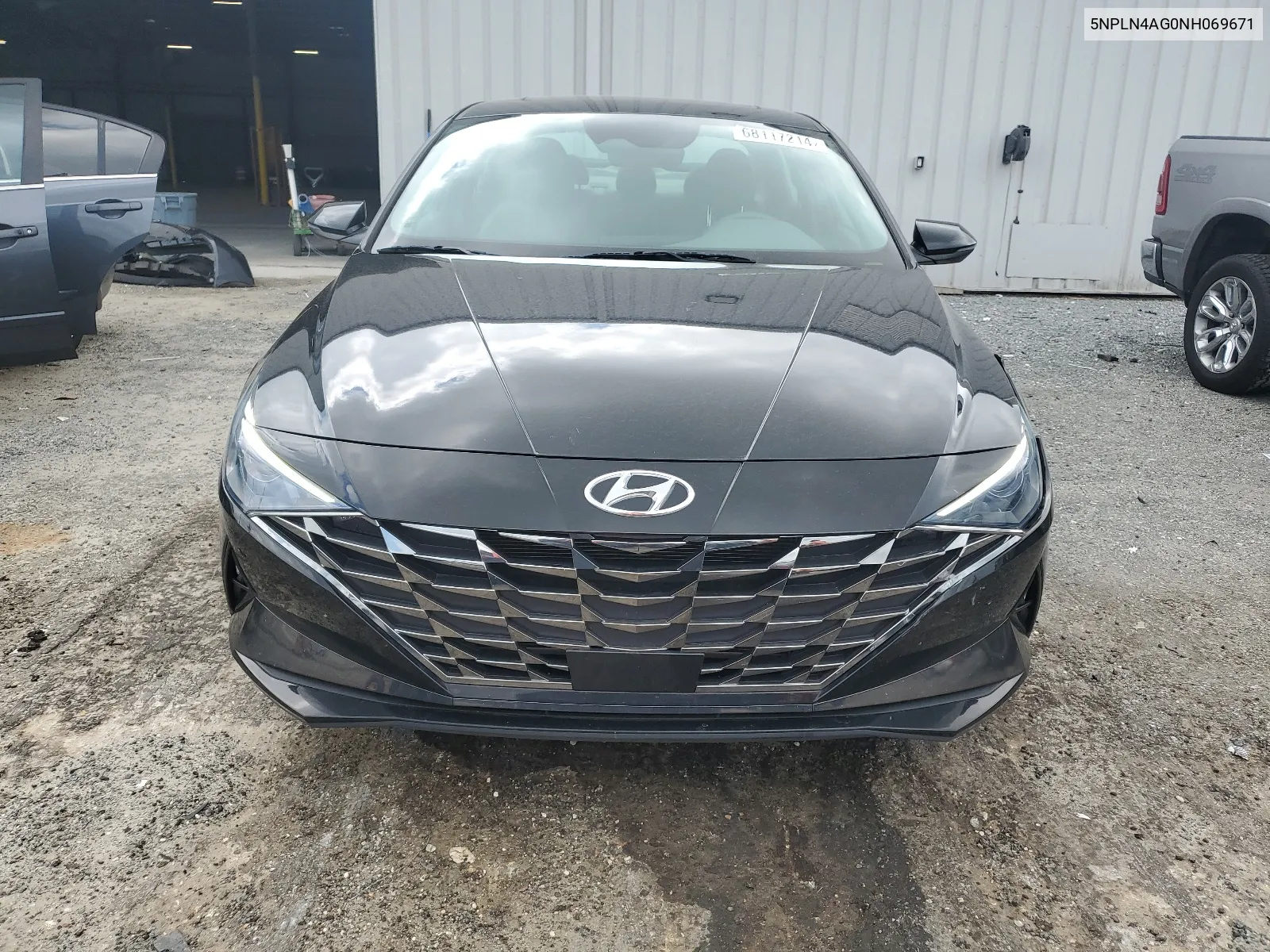 2022 Hyundai Elantra Sel VIN: 5NPLN4AG0NH069671 Lot: 68117214