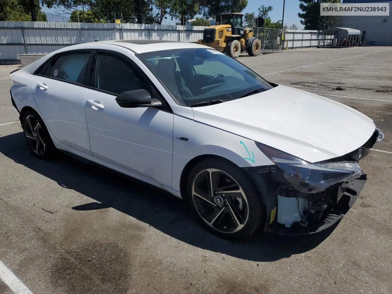 2022 Hyundai Elantra N Line VIN: KMHLR4AF2NU238943 Lot: 68118924