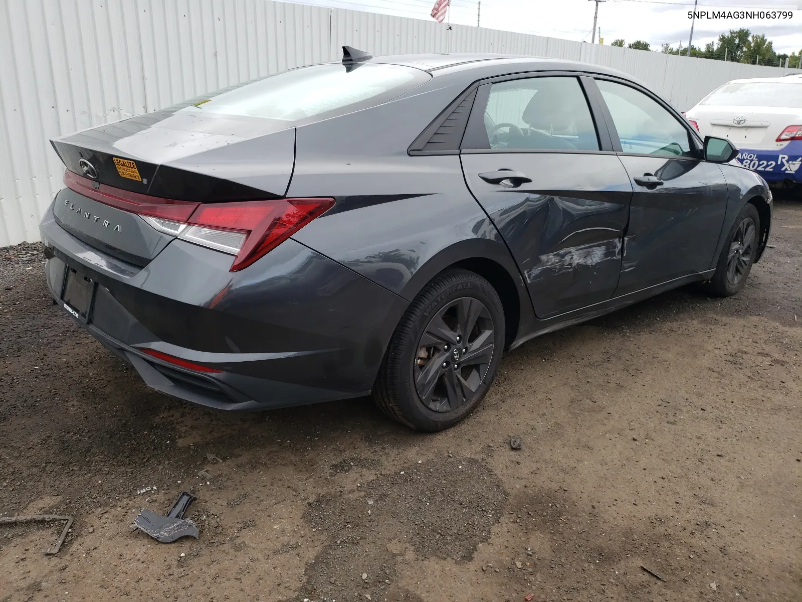 5NPLM4AG3NH063799 2022 Hyundai Elantra Sel