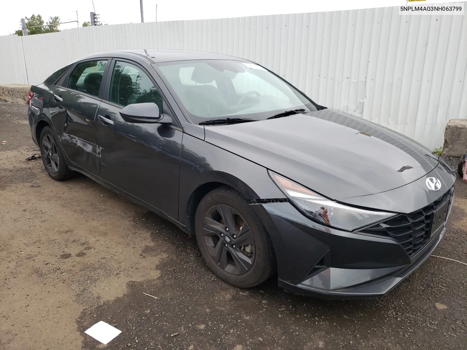 5NPLM4AG3NH063799 2022 Hyundai Elantra Sel