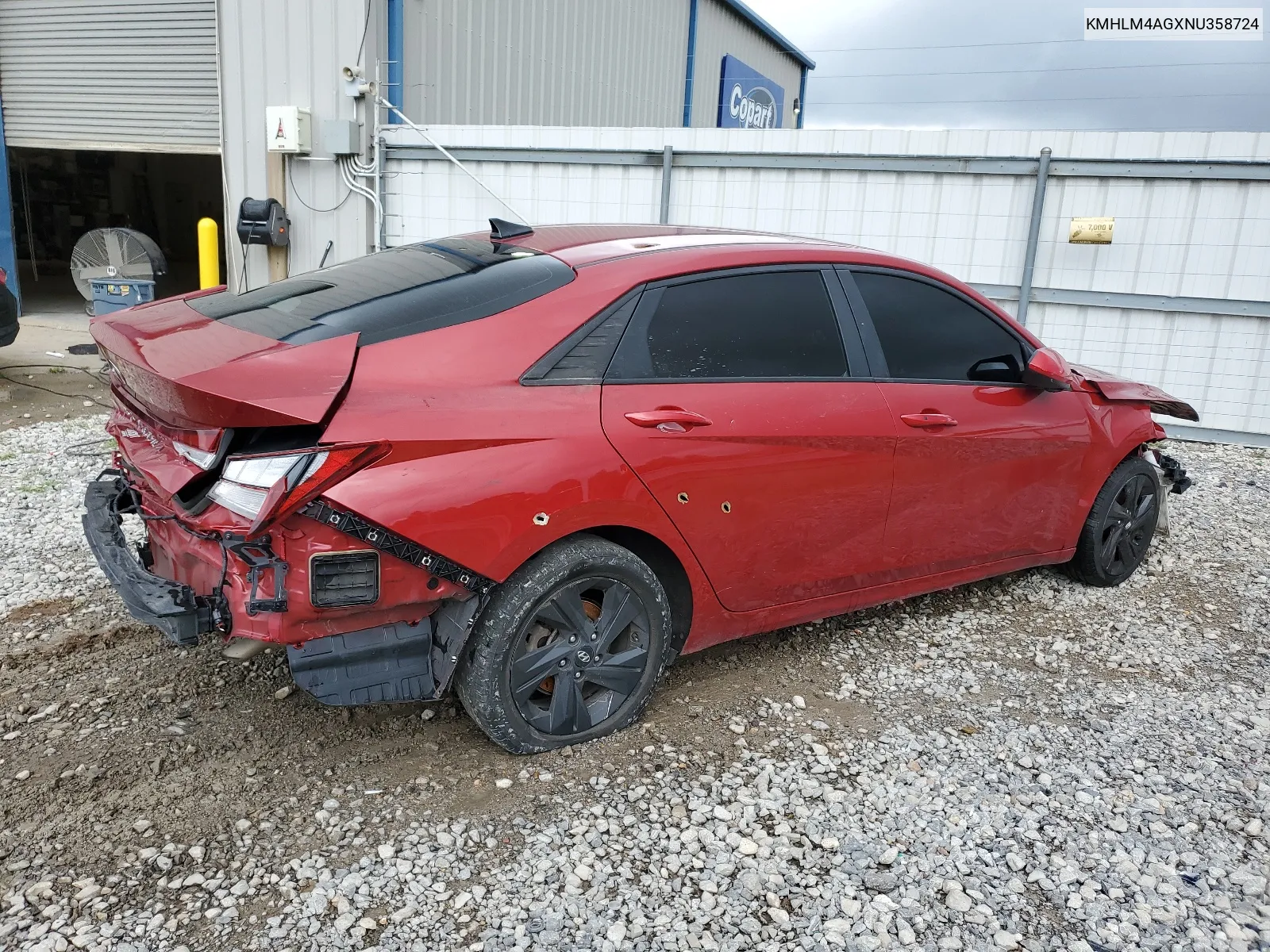 KMHLM4AGXNU358724 2022 Hyundai Elantra Sel