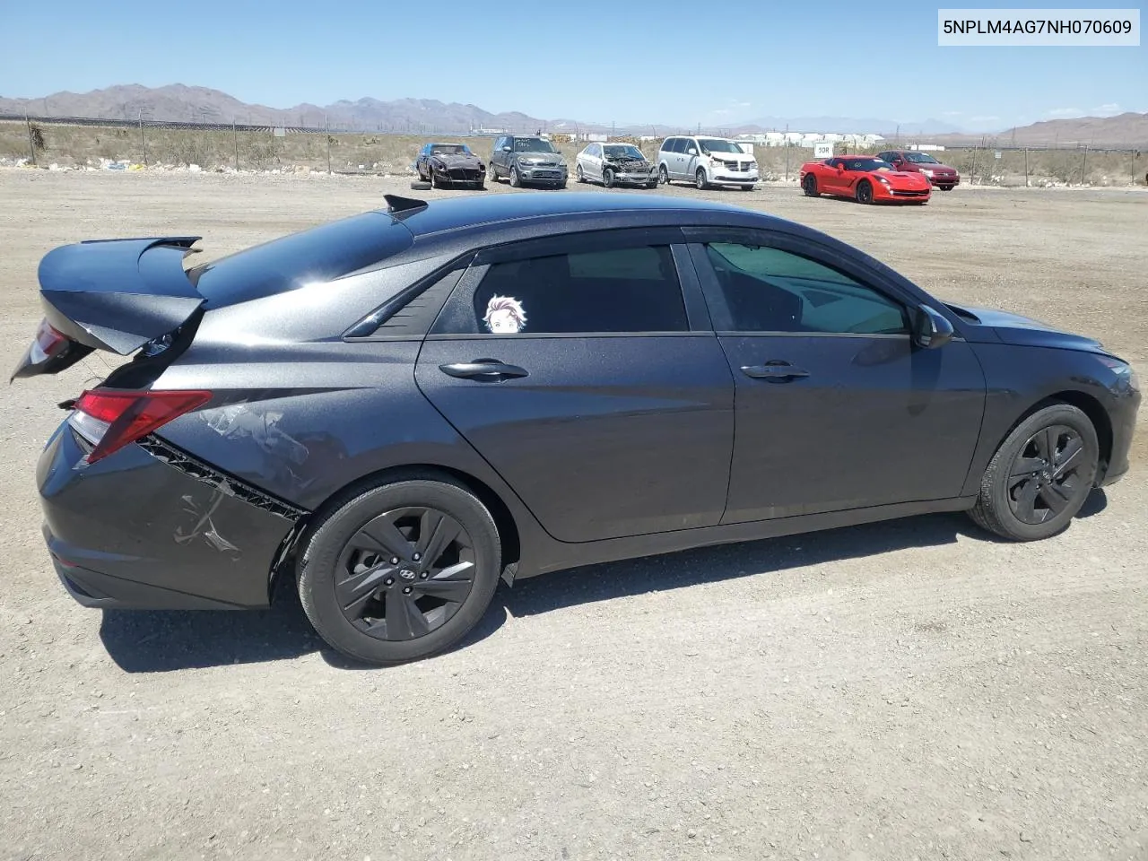 2022 Hyundai Elantra Sel VIN: 5NPLM4AG7NH070609 Lot: 68360874